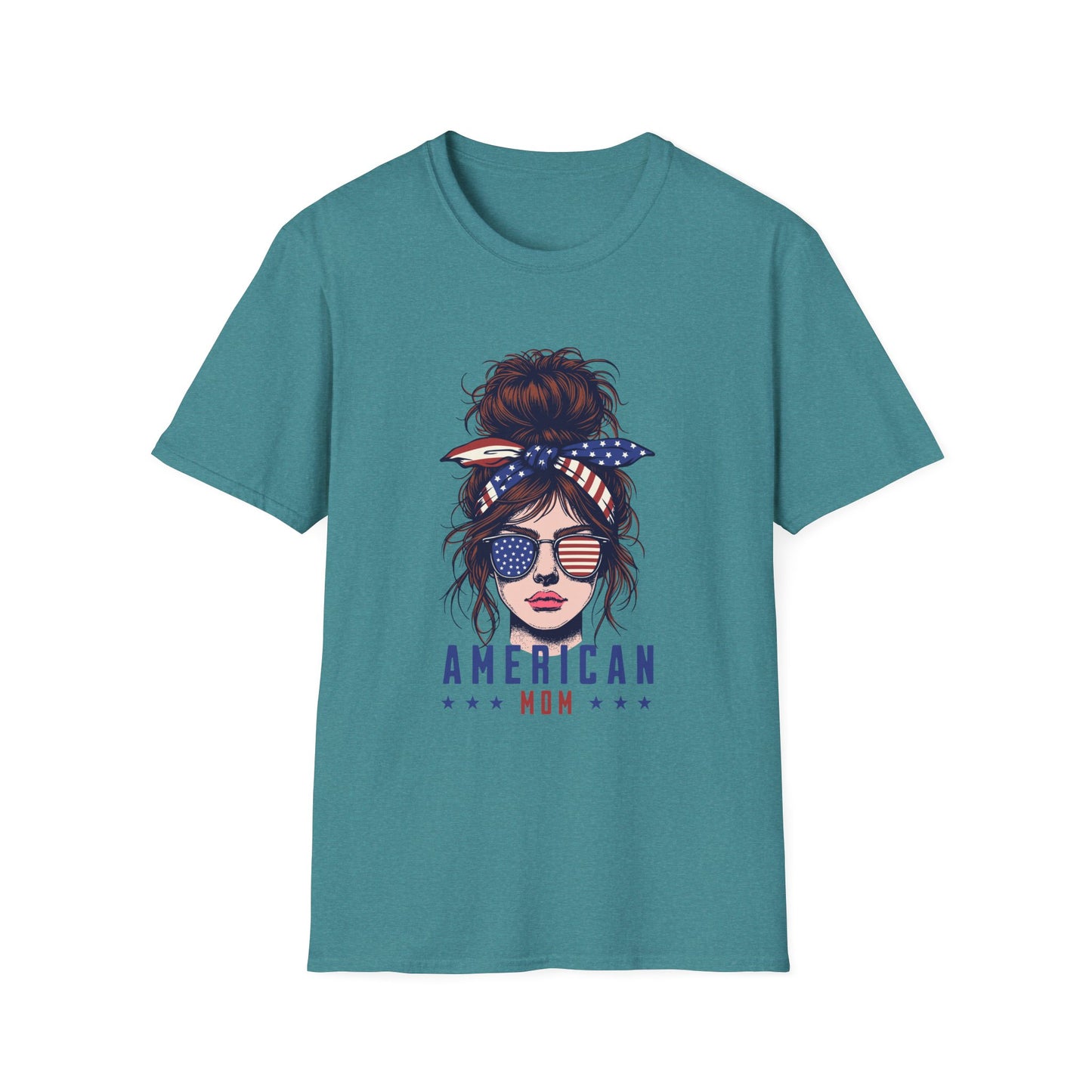 4th of July Gifts for Mothers American Mom T-shirt
