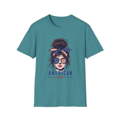 4th of July Gifts for Mothers American Mom T-shirt