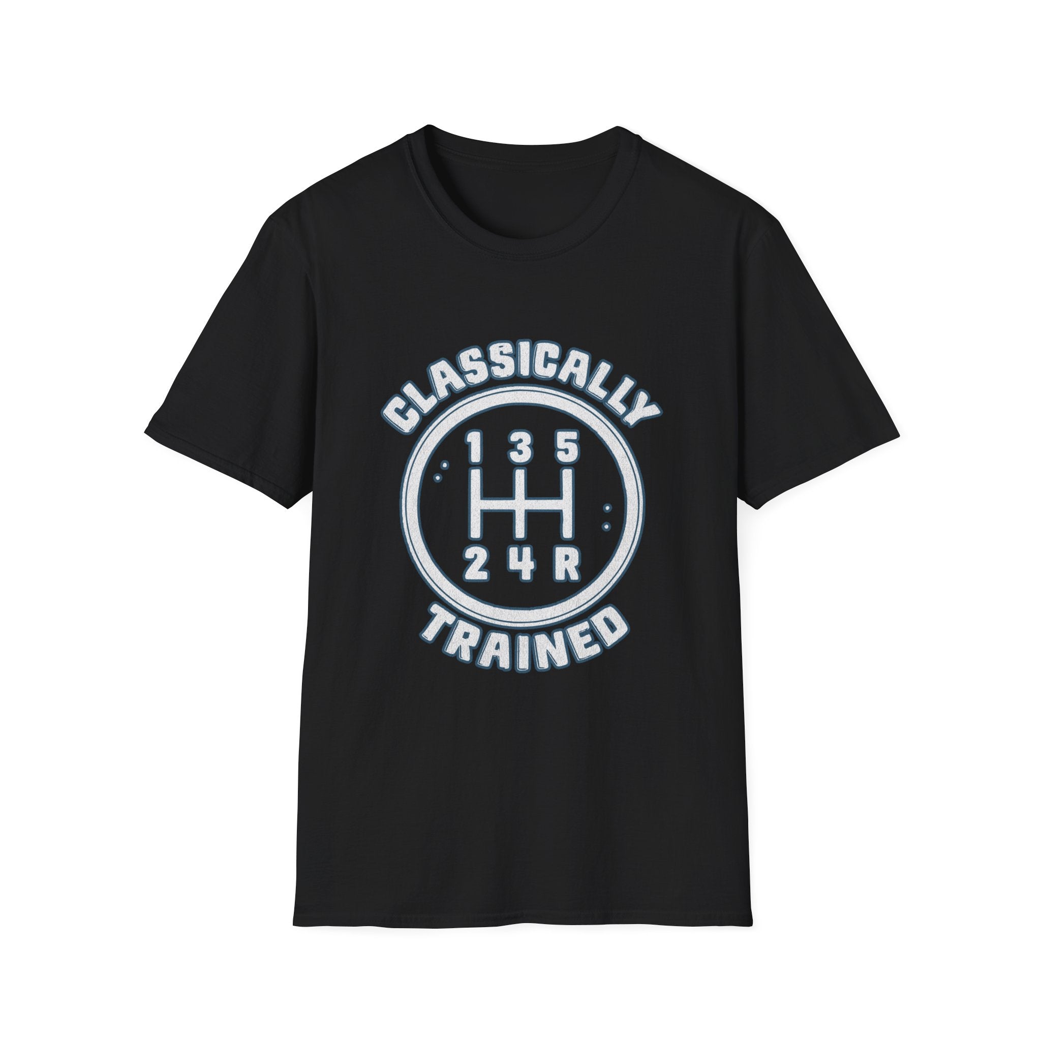 Classically Trained Stick Shift Hot Rod Gearhead Vintage Car T-Shirt