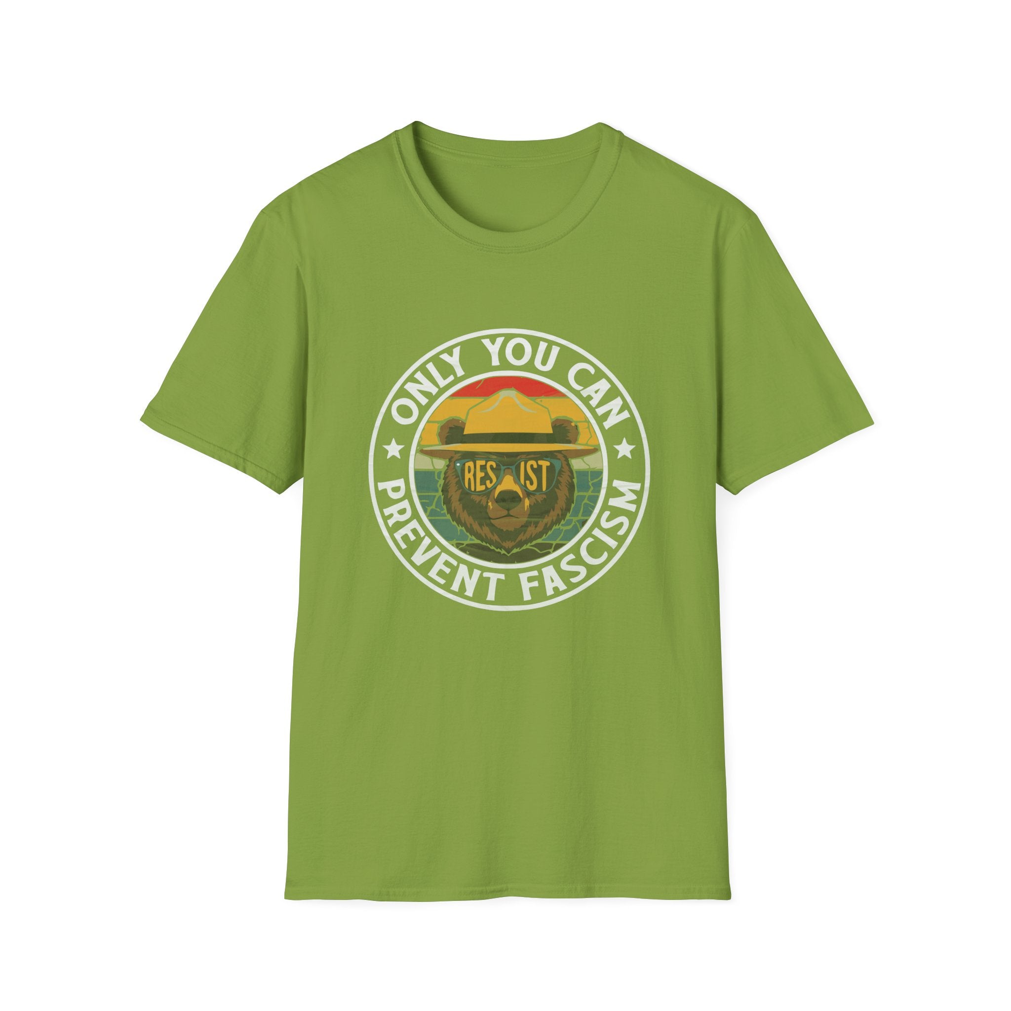 Only You Can Prevent Fascism Funny Resist USA Democracy T-Shirt