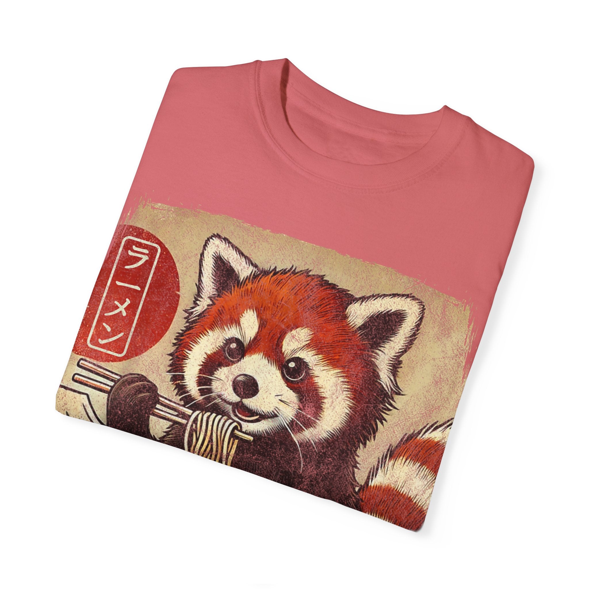 Ramen Time – Japanese Anime Red Panda T-shirt