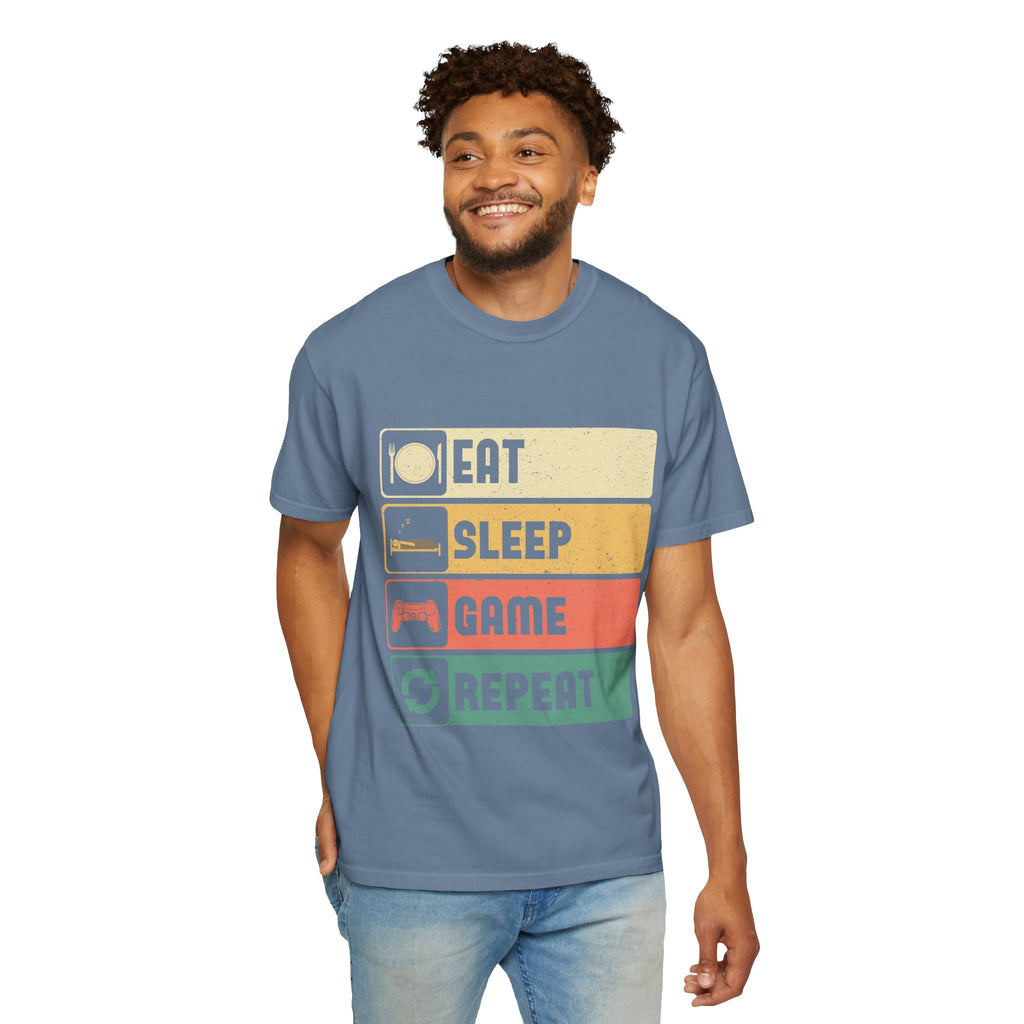 Eat Sleep Game Repeat Gamer T-Shirt
