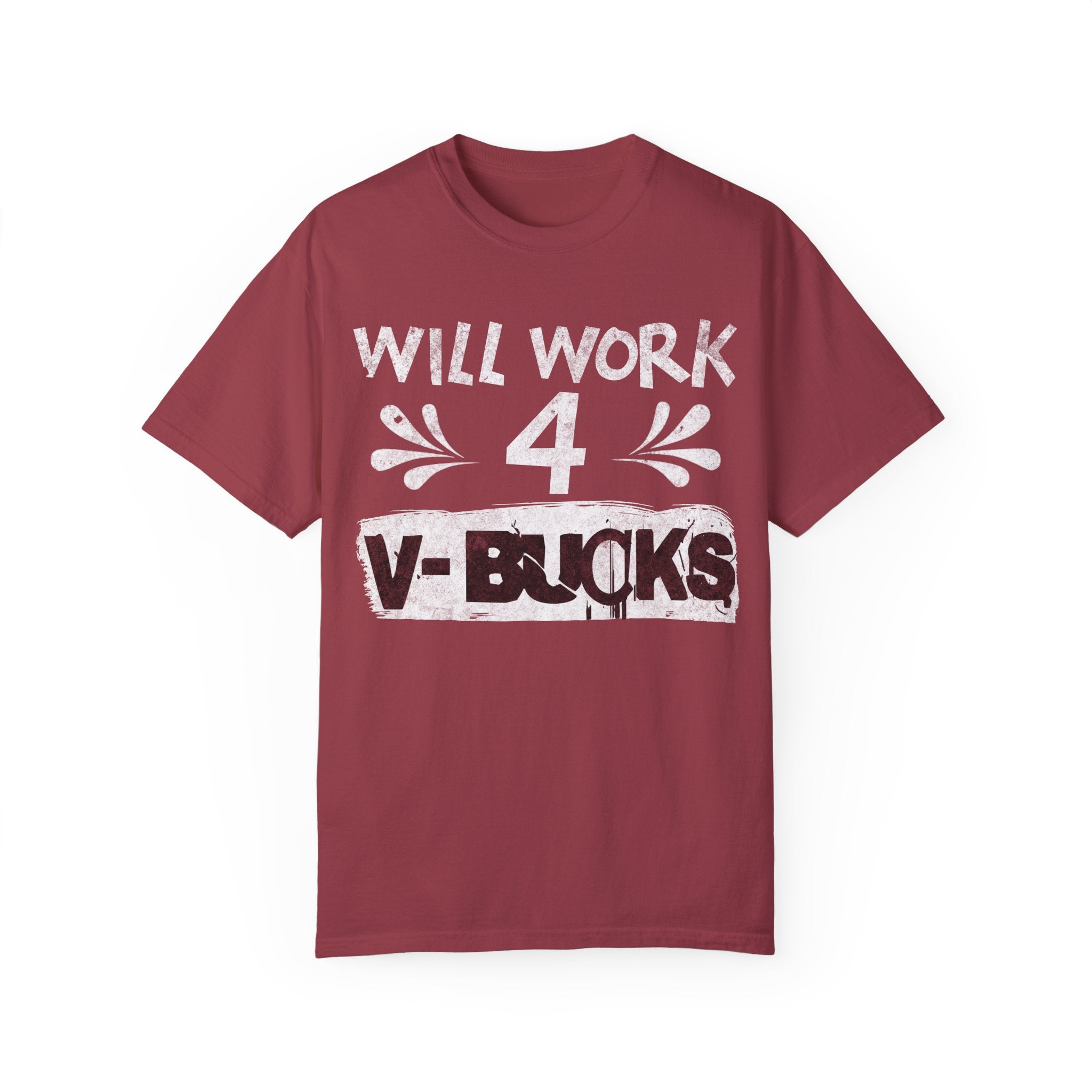 Will Work for V-Bucks Funny Gamer T-shirt