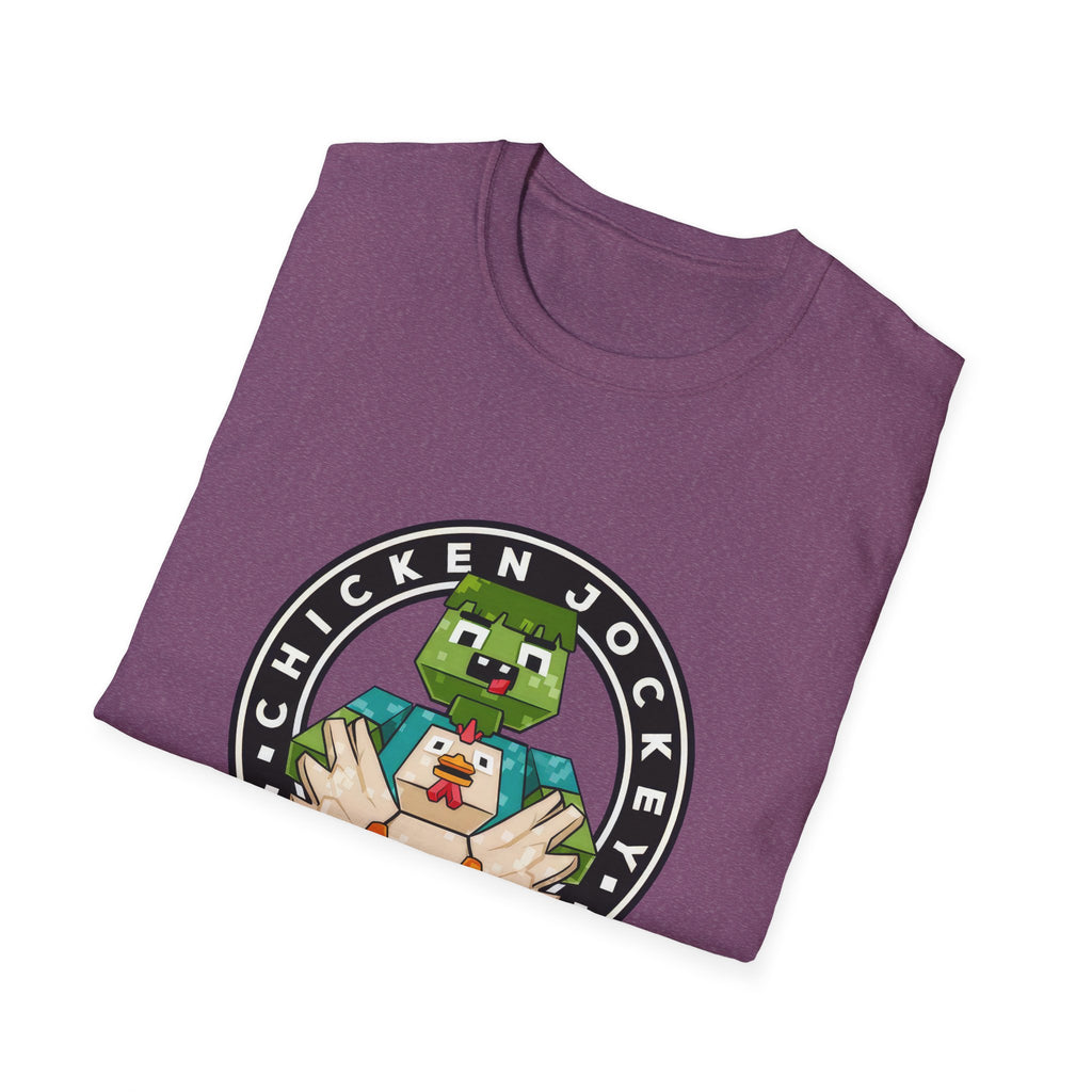 Funny Gaming Pixelated Chicken Jokey T-Shirt