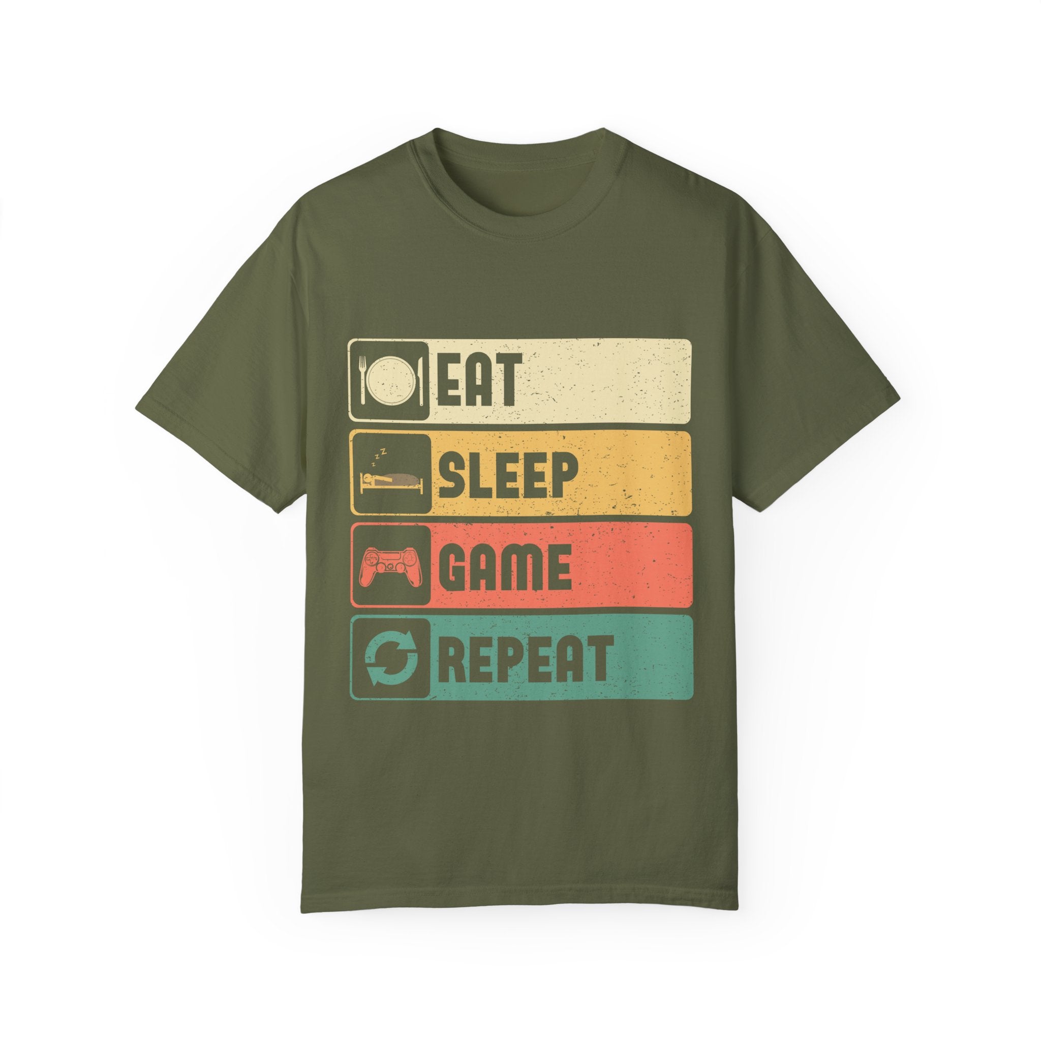 Eat Sleep Game Repeat Gamer T-Shirt