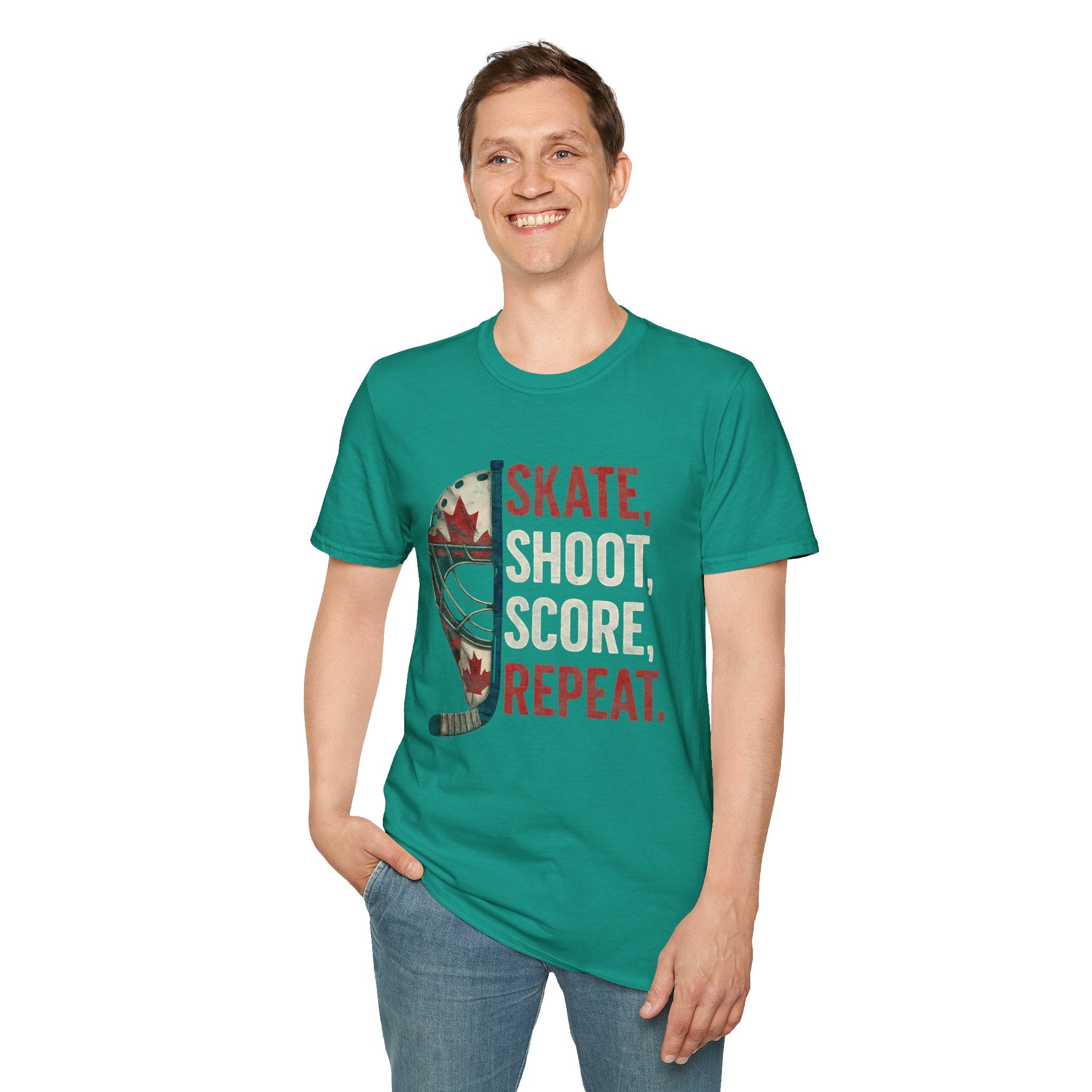 Hockey Skate Shoot Score Hockey Canada T-Shirt