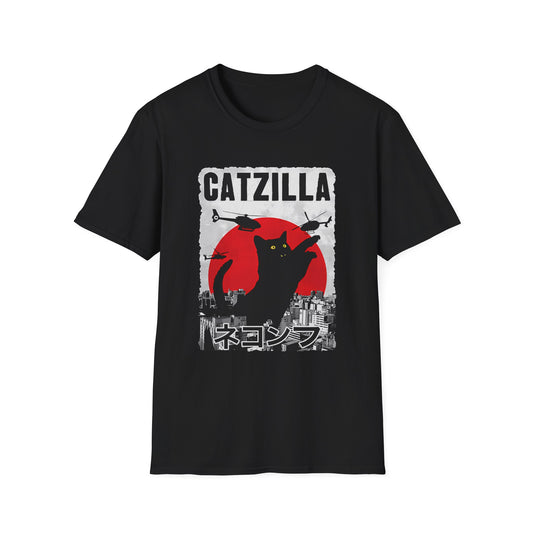 Catzilla Pop Culture Godzilla T-Shirt