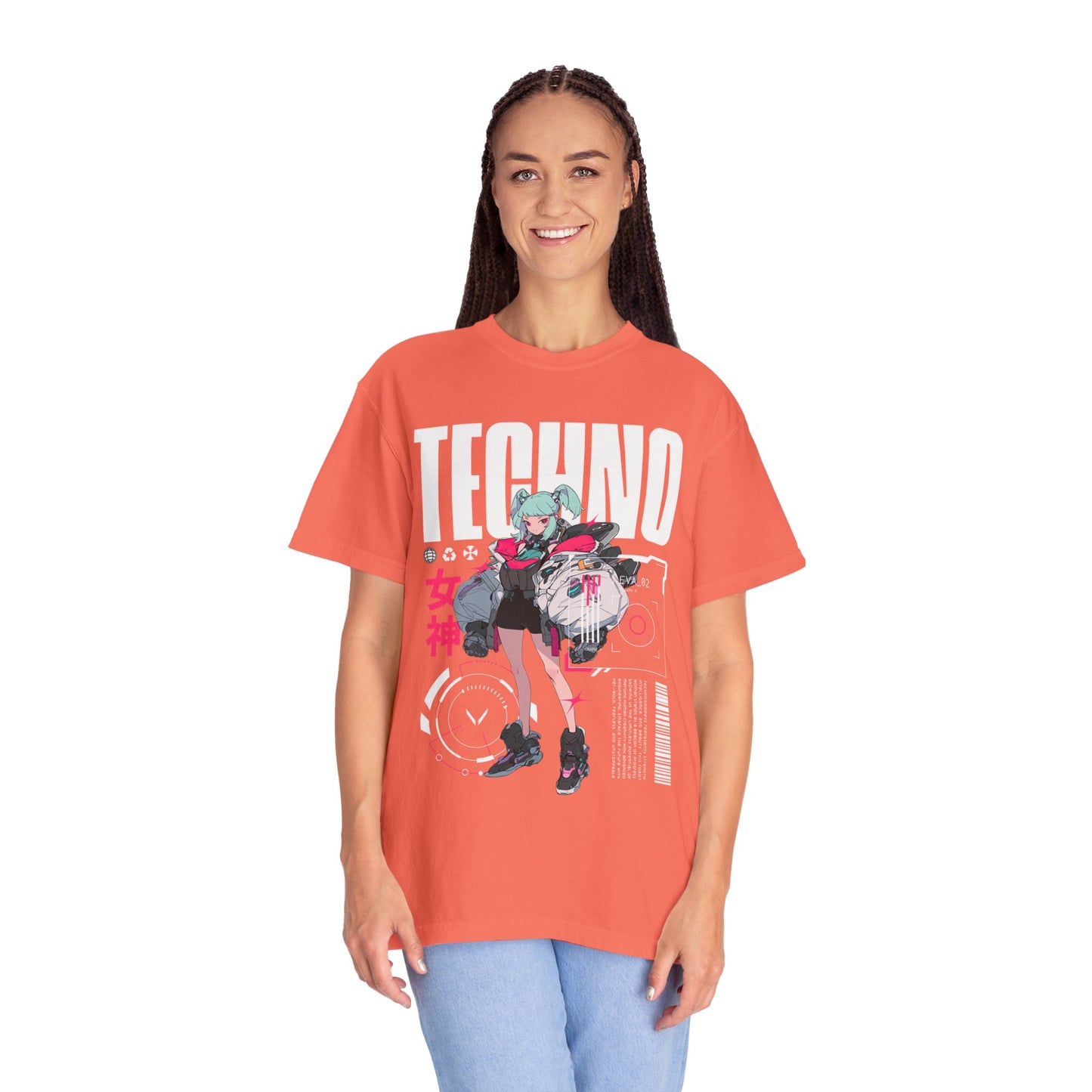 Techno Anime Girl T-shirt