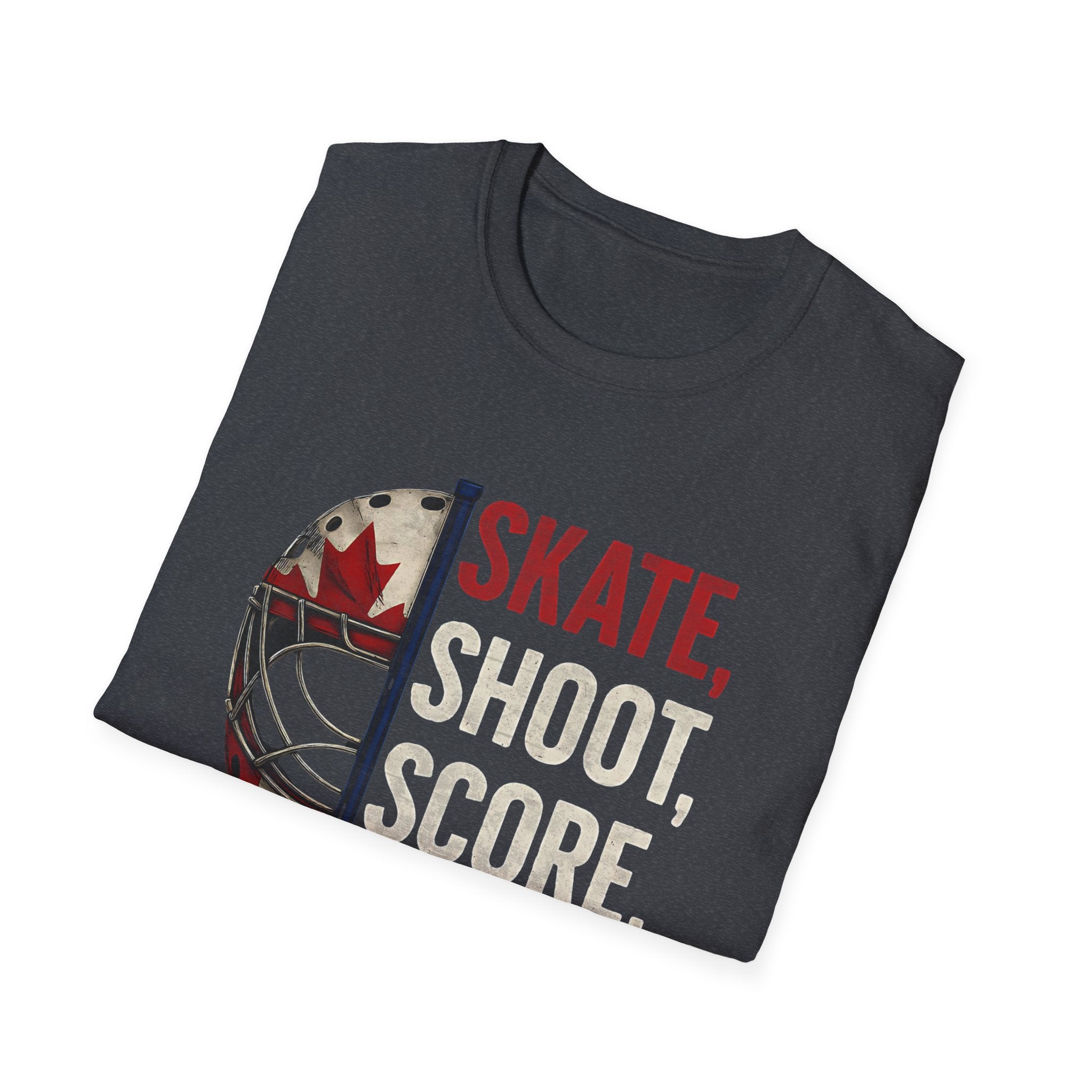 Hockey Skate Shoot Score Hockey Canada T-Shirt