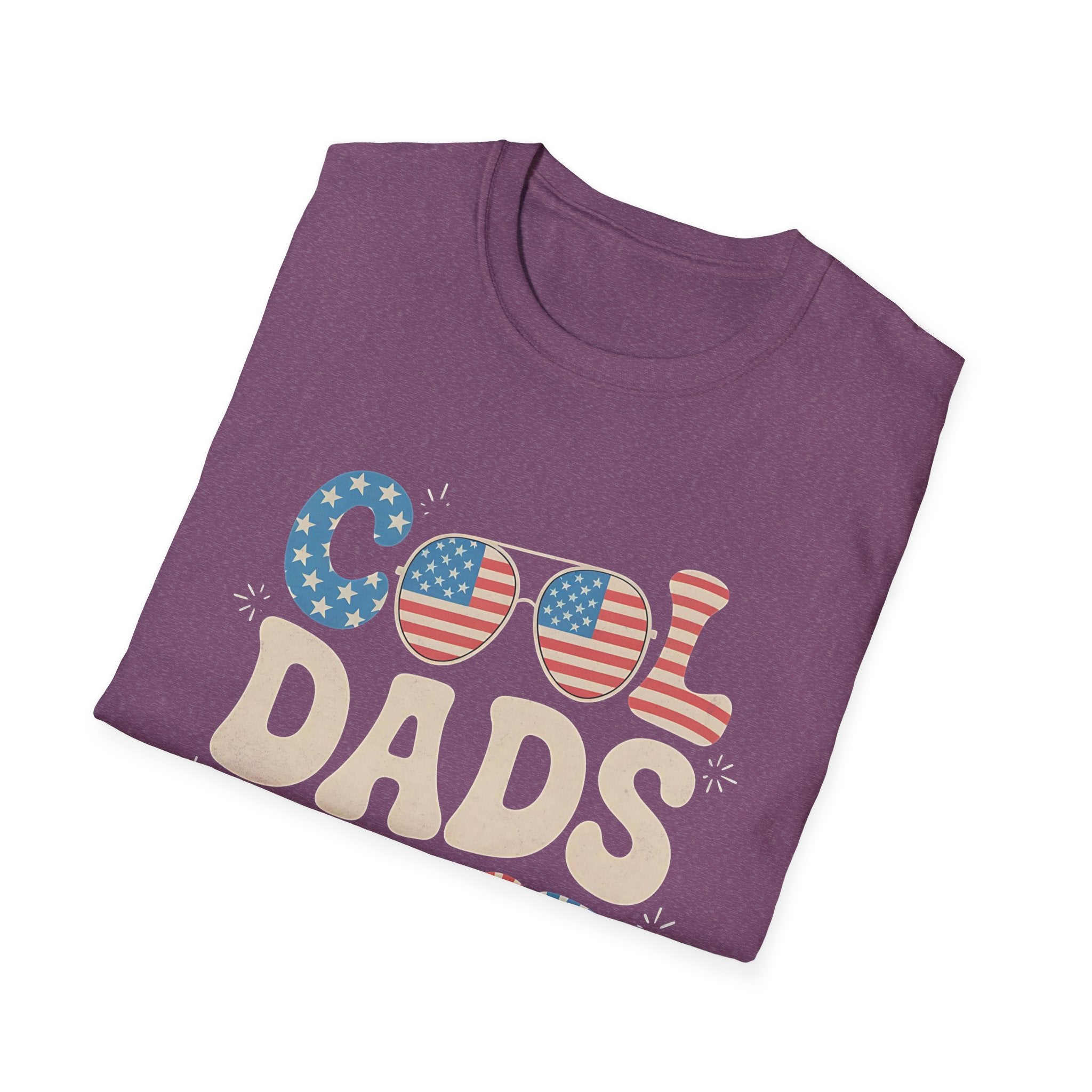 USA 4th of July Cool Dads Club America Father's Day T-shirt