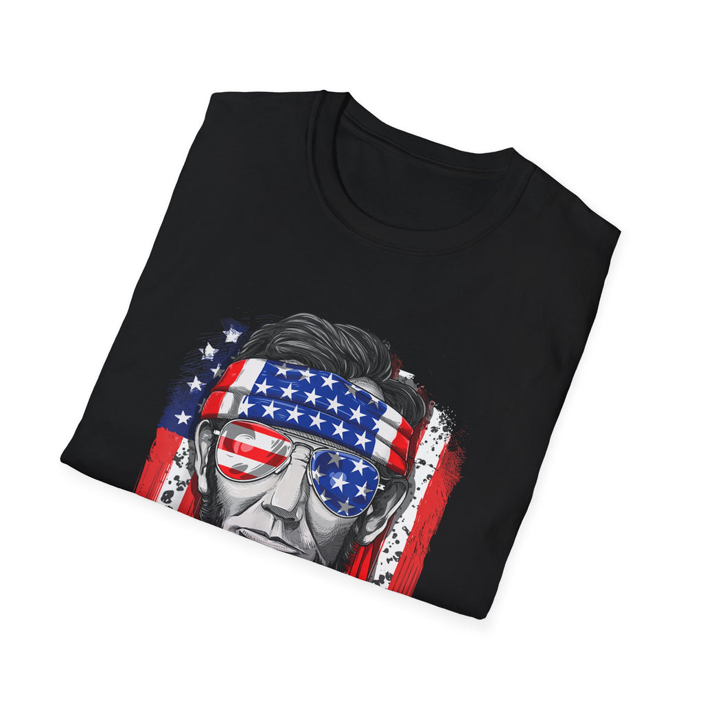 US Abe President Lincoln Merica 4th of July T-Shirt