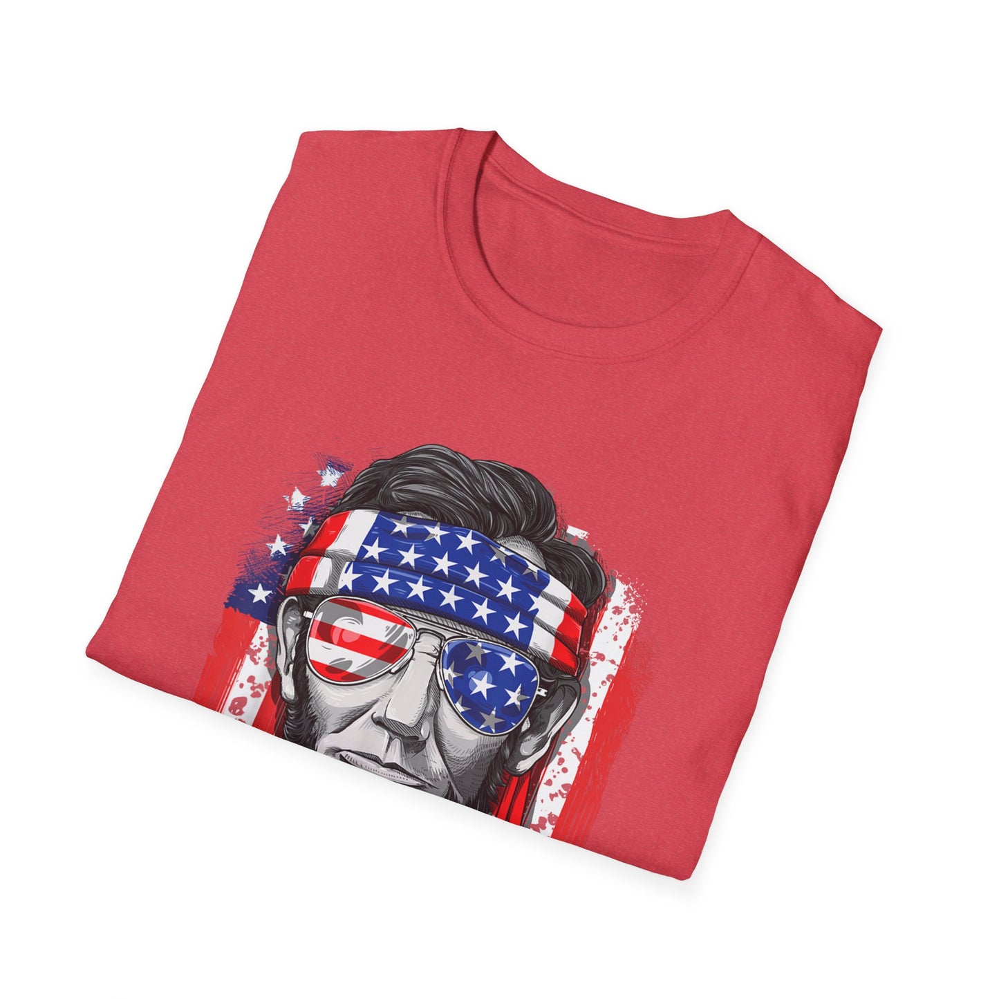 US Abe President Lincoln Merica 4th of July T-Shirt
