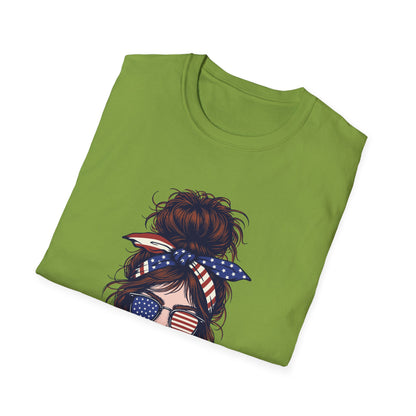 4th of July Gifts for Mothers American Mom T-shirt