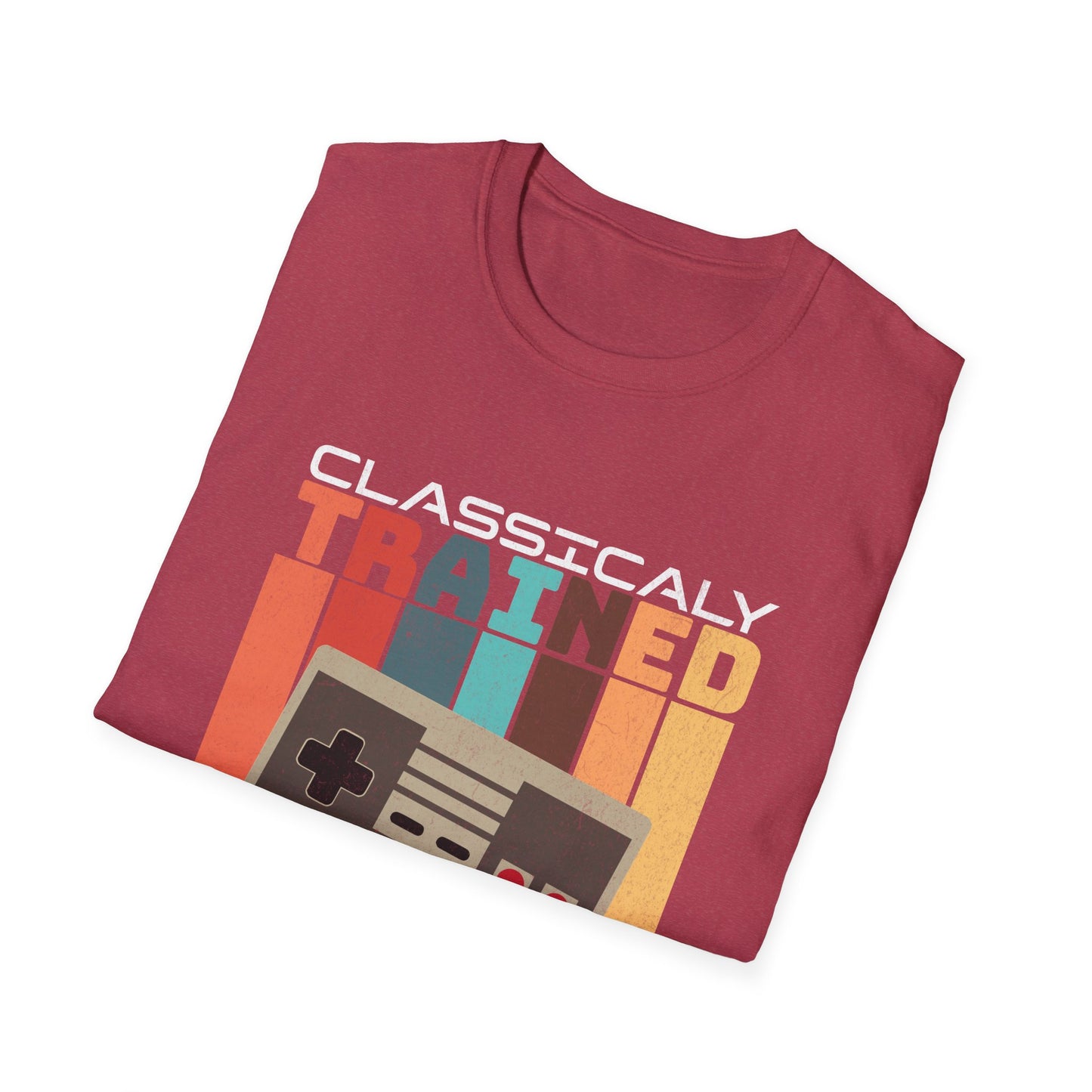 Retro Classically Trained on 8-Bit Quests Gamer T-Shirt