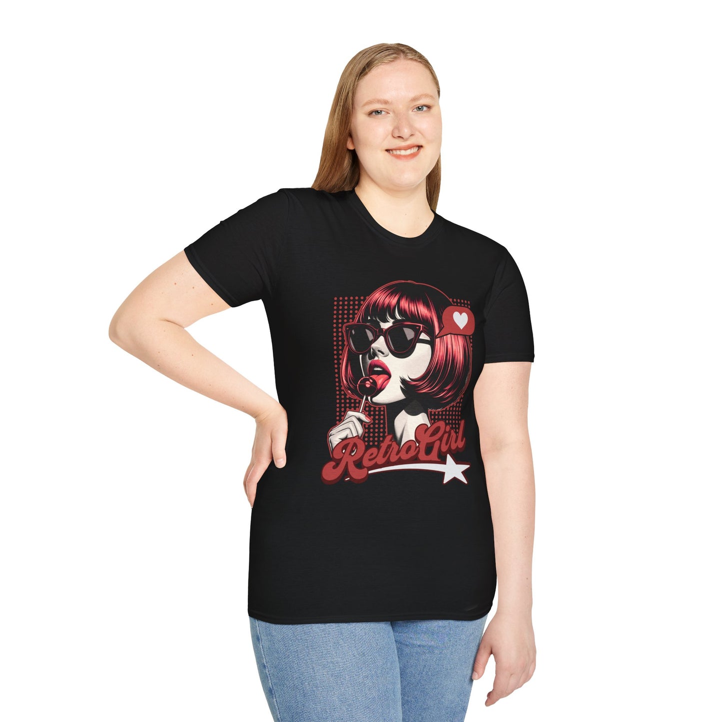 Good vibes Vintage 80s Old School Retro Girl T-Shirt