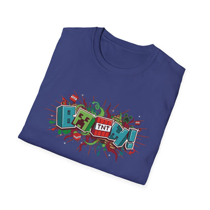 Funny Mining Gamer Pixel Boom Gaming Miner T-Shirt