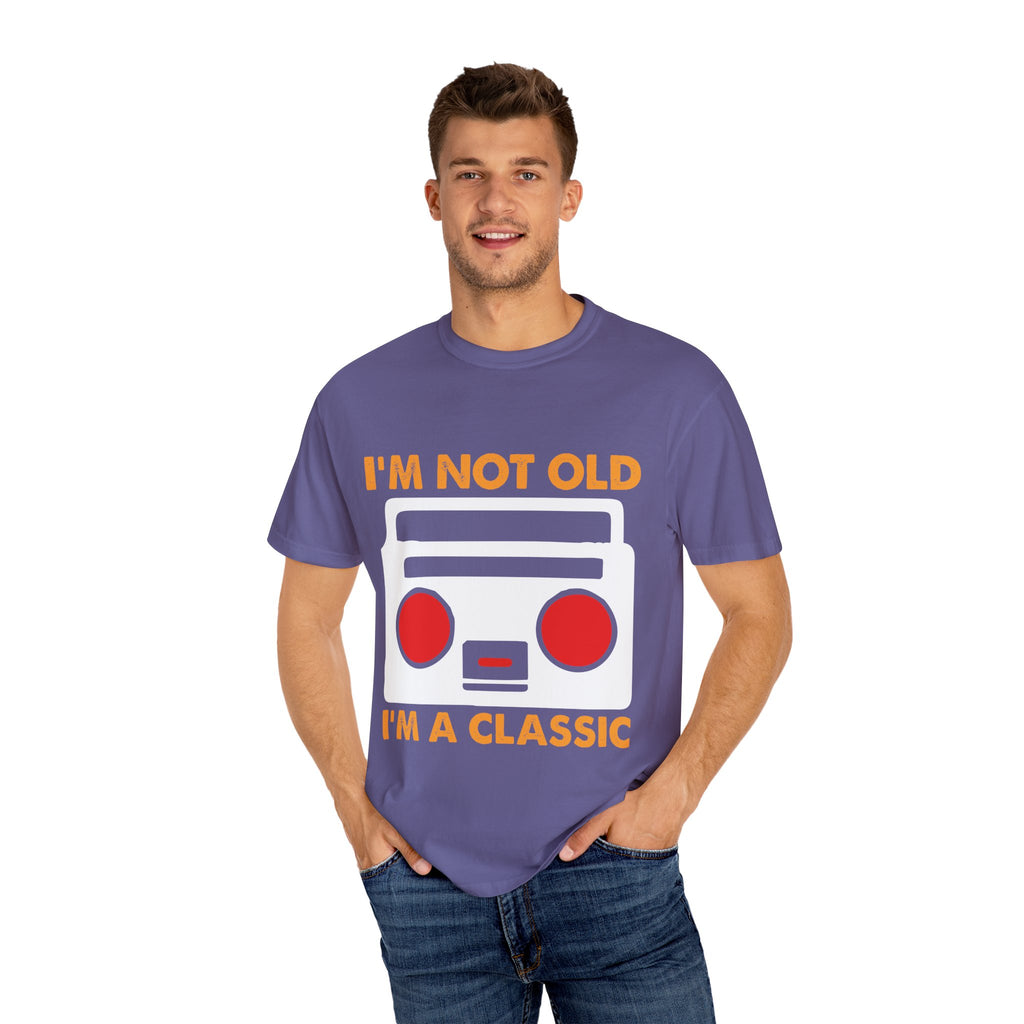 I'm Not Old, I'm a Classic – Retro Music Boombox T-shirt