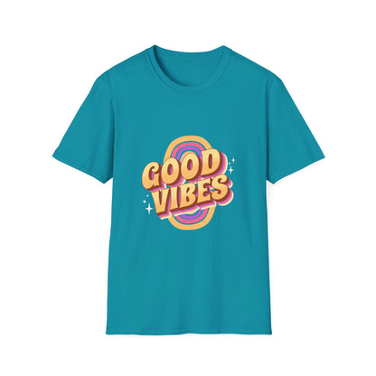 Retro 80s Old School Good Vibes Retro T-Shirt