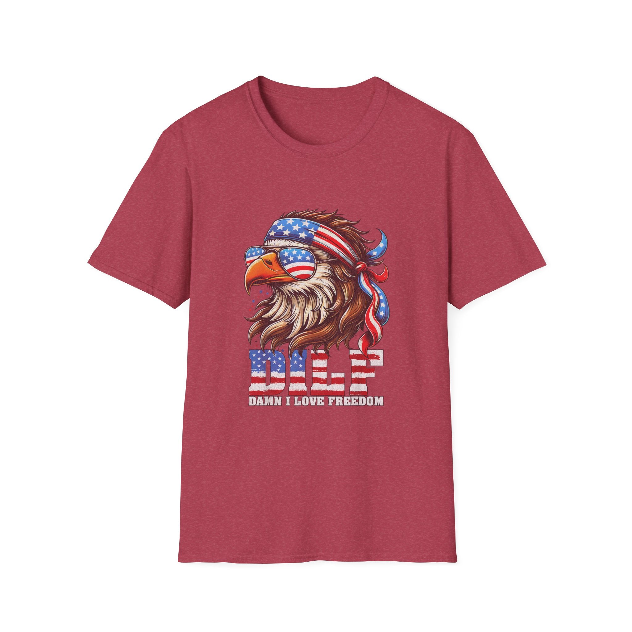 America Bald Eagle MILF – Man I Love Freedom USA 4th of July T-shirt