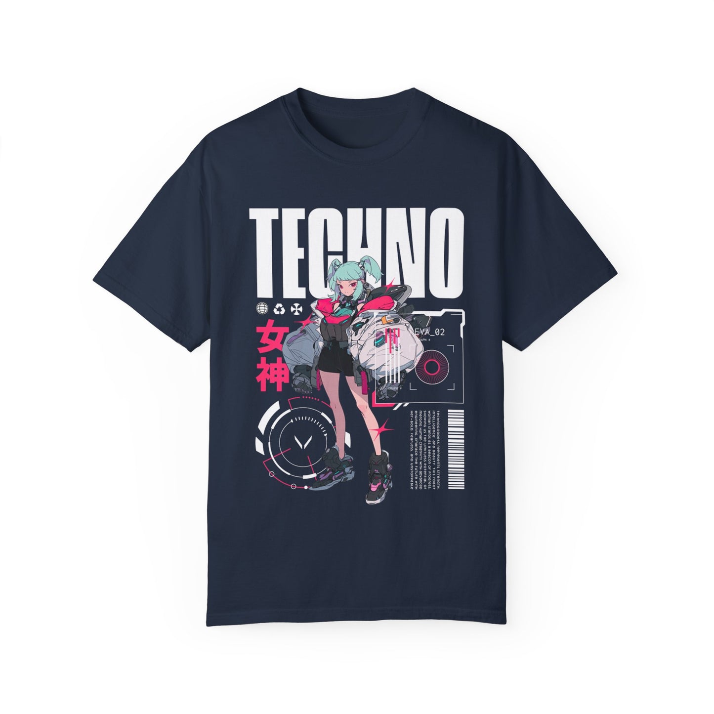 Techno Anime Girl T-shirt