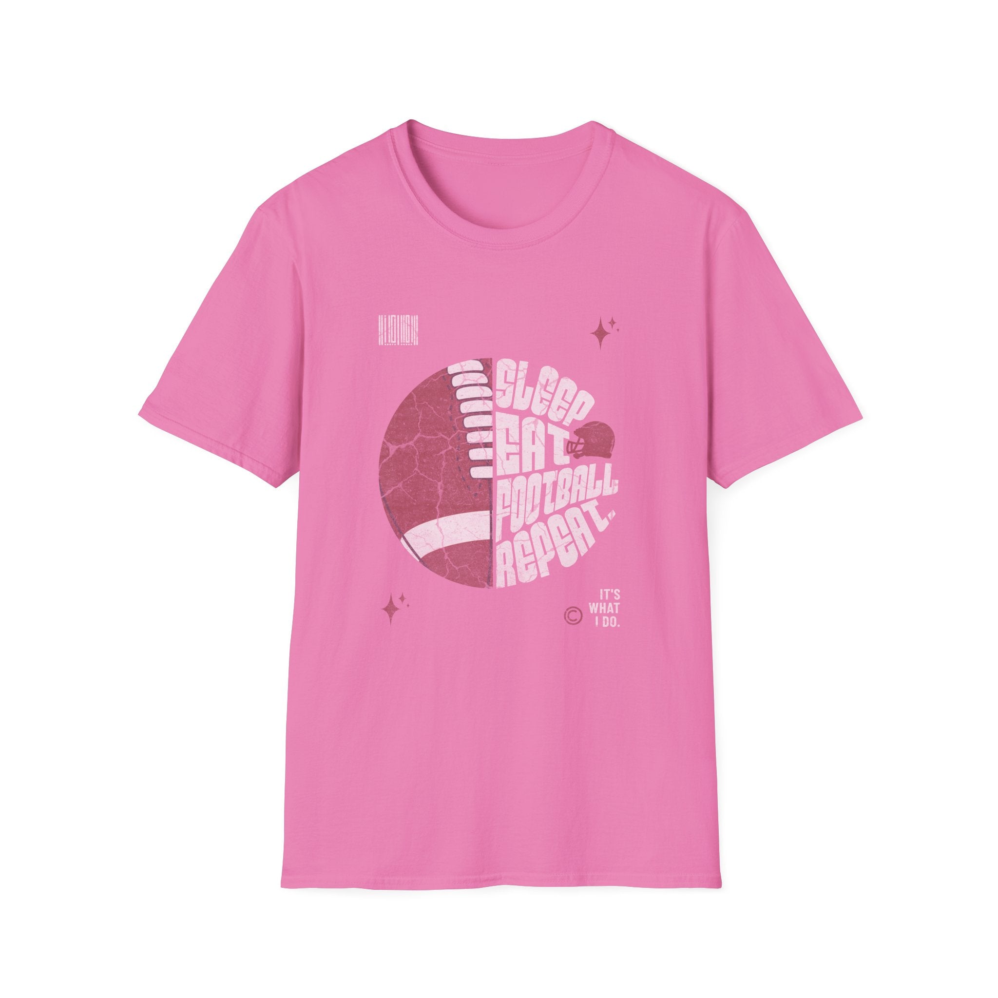 Eat Sleep Football Repeat Football Game Day T-Shirt