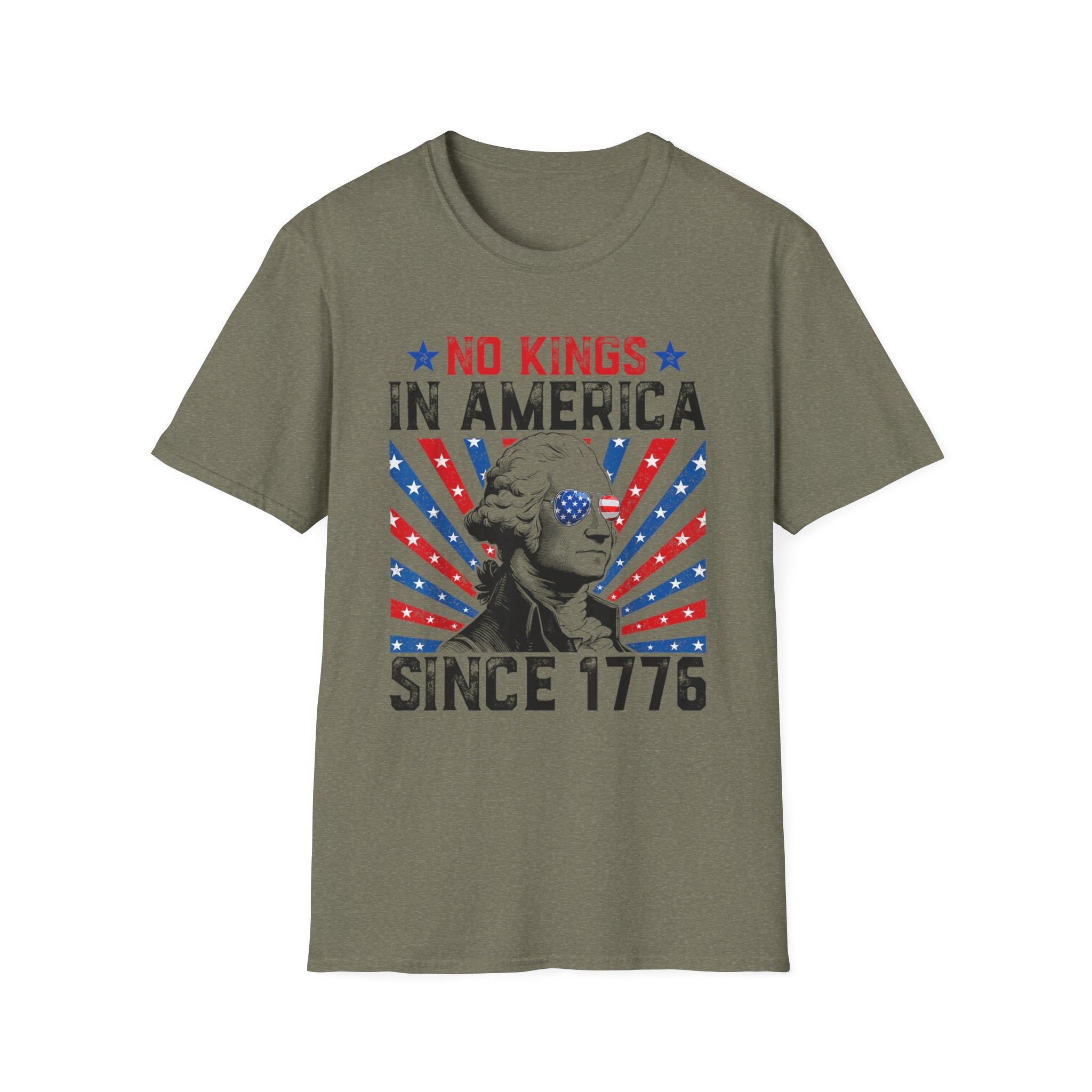 4th of July America Democracy No Kings Since 1776 T-Shirt