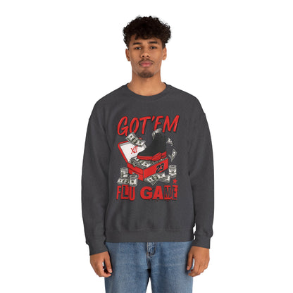 Streetwear Sneakerhead Match Jordan 12 Retro Flu Game Sweatshirt