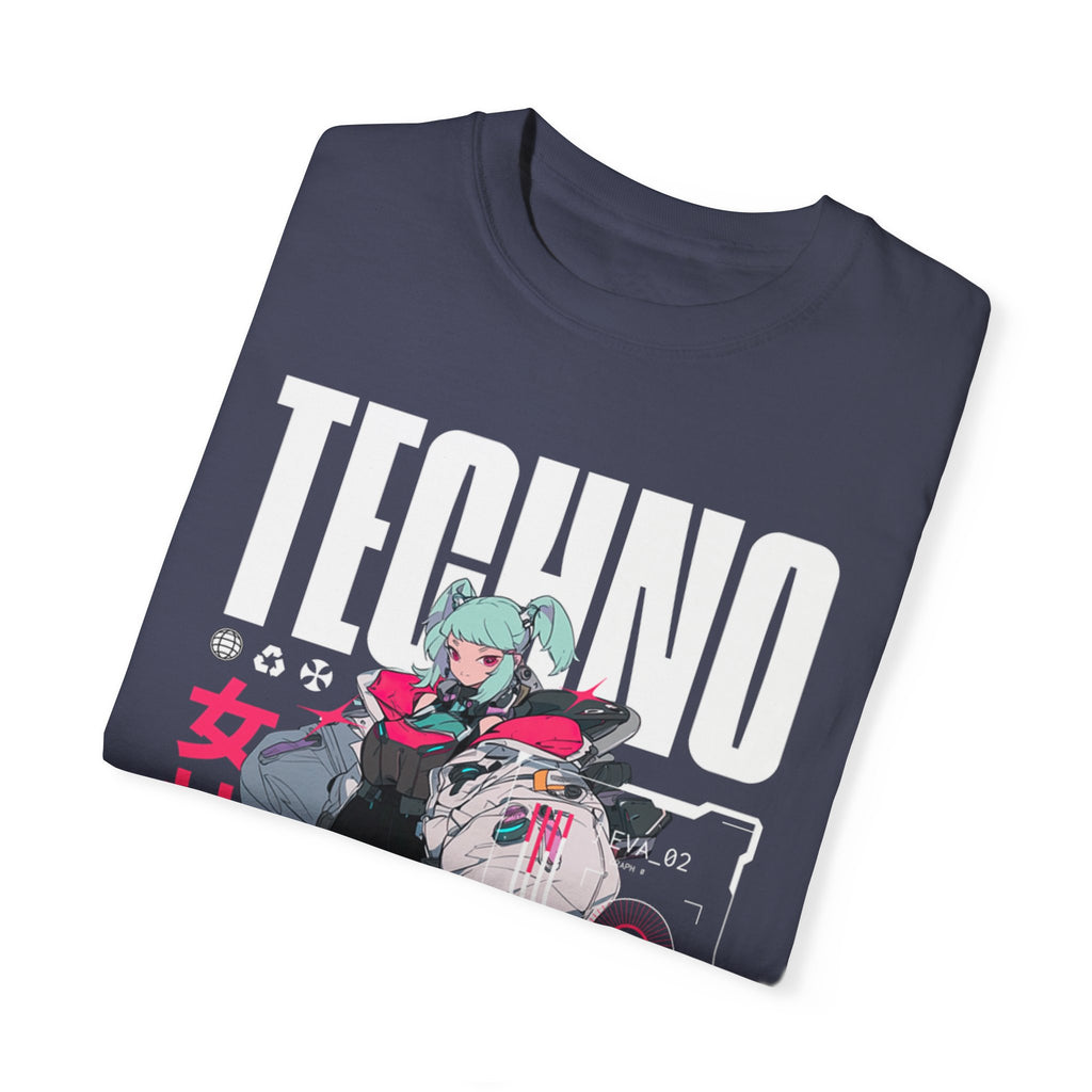 Techno Anime Girl T-shirt