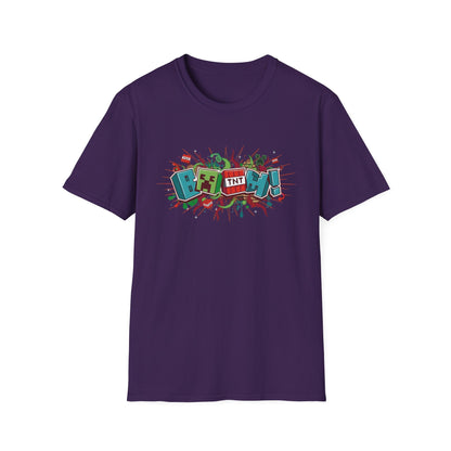 Funny Mining Gamer Pixel Boom Gaming Miner T-Shirt
