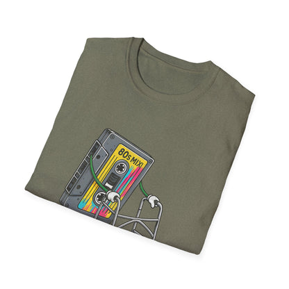 Retro 80s Mixtape Songs Old School 80s Funny Cassette T-Shirt