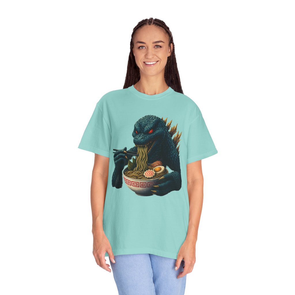 Kaiju Godzilla Eating Ramen T-shirt