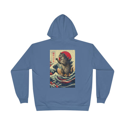 Kaiju Japan Streewear Catzilla Anime Godzilla Cat Hoodie