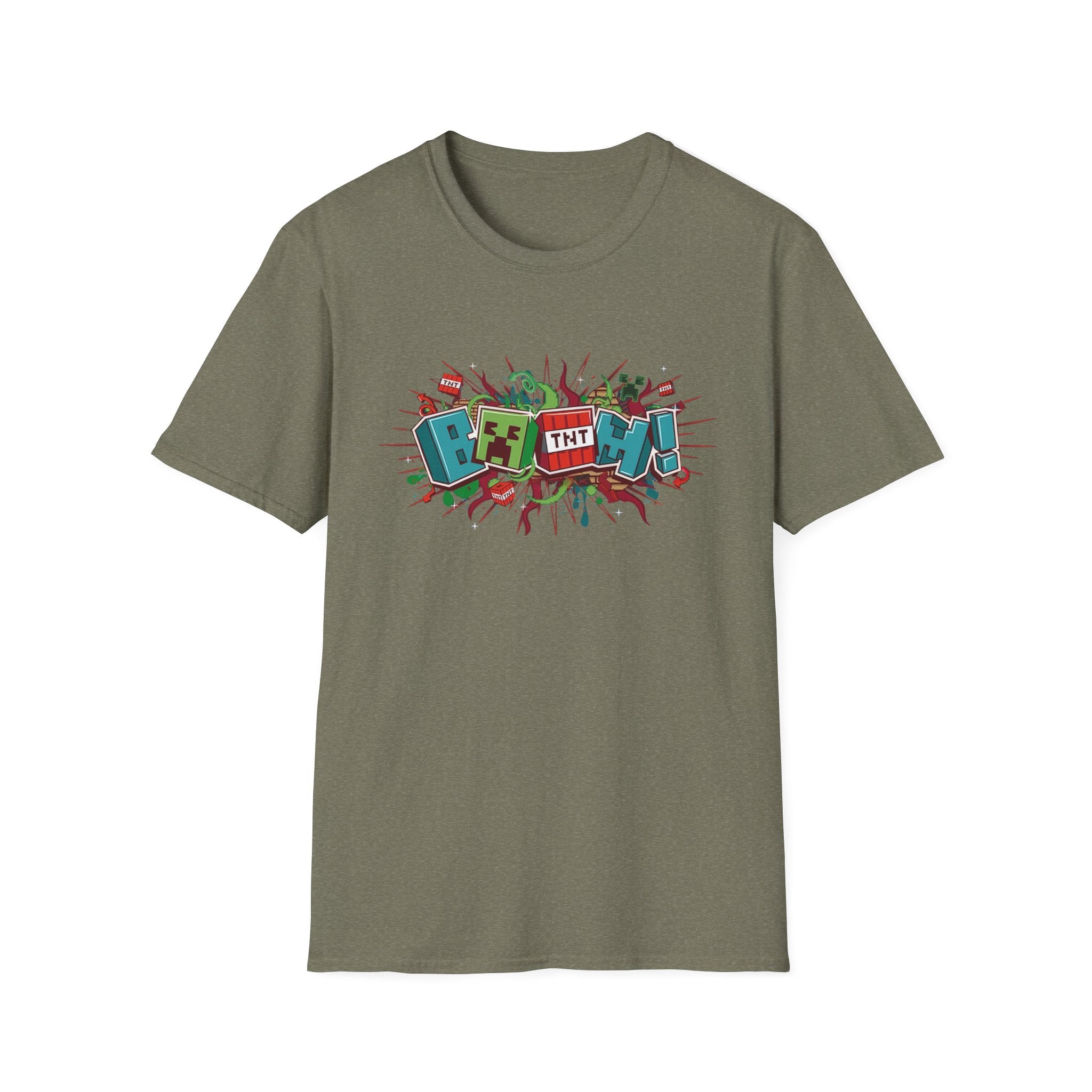 Funny Mining Gamer Pixel Boom Gaming Miner T-Shirt