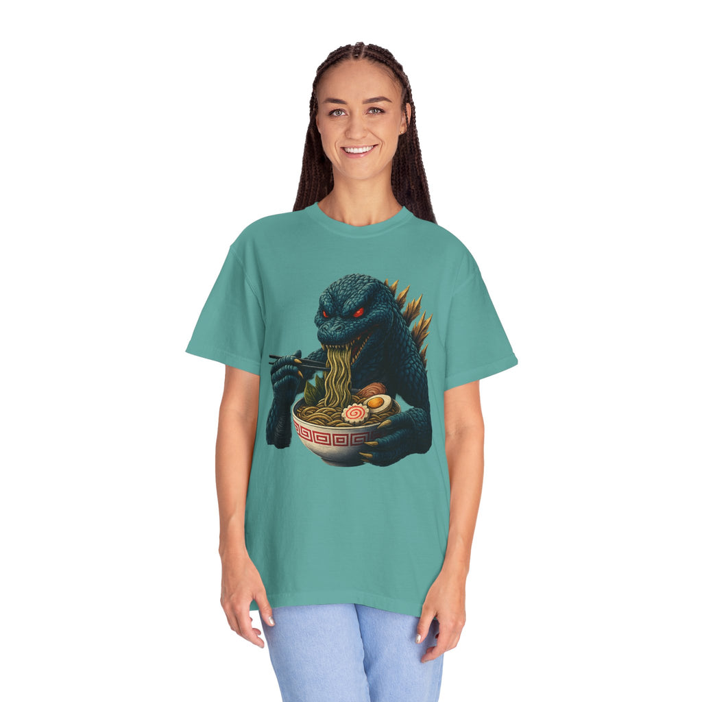 Kaiju Godzilla Eating Ramen T-shirt