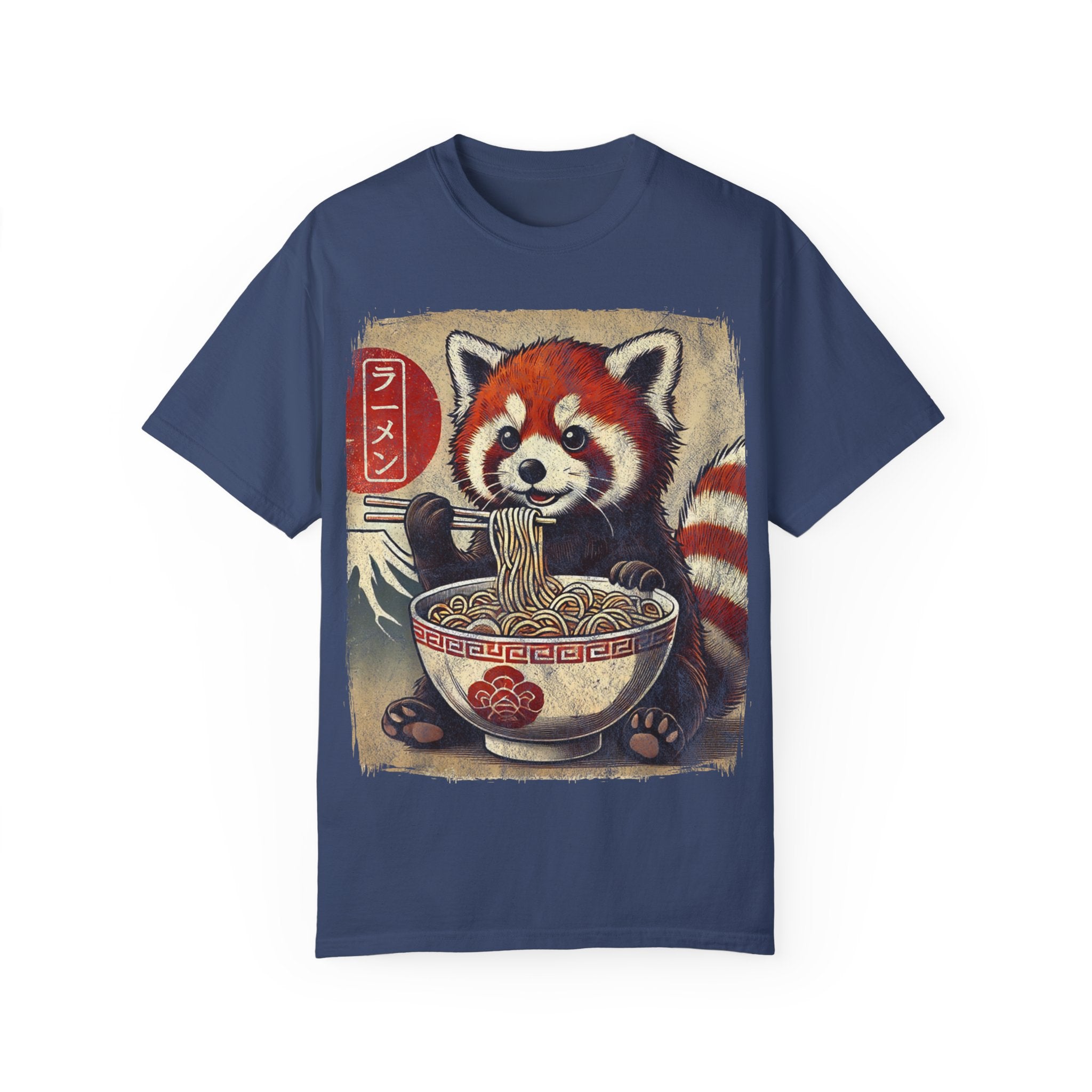 Ramen Time – Japanese Anime Red Panda T-shirt