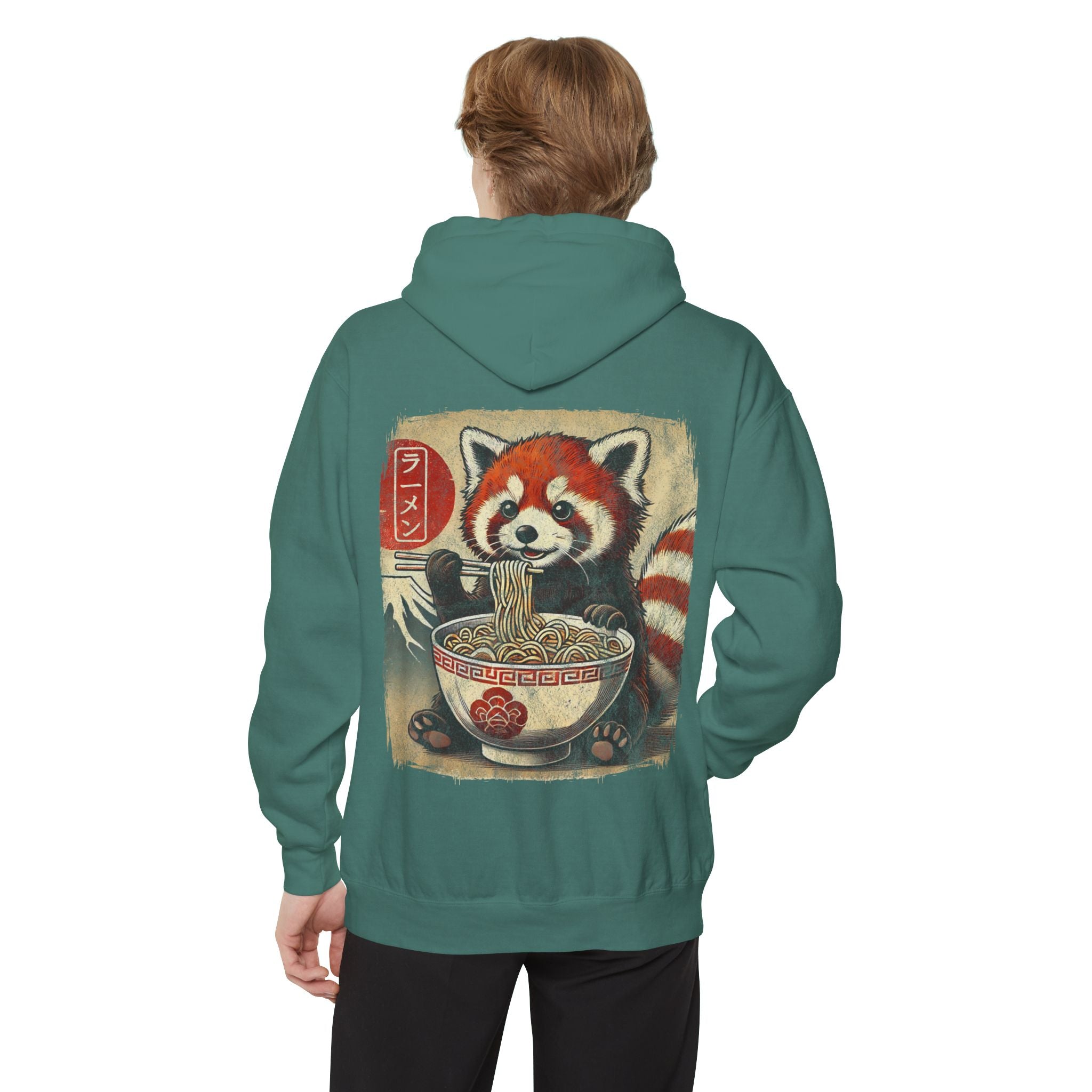 Japanese Anime Red Panda Ramen Hoodie