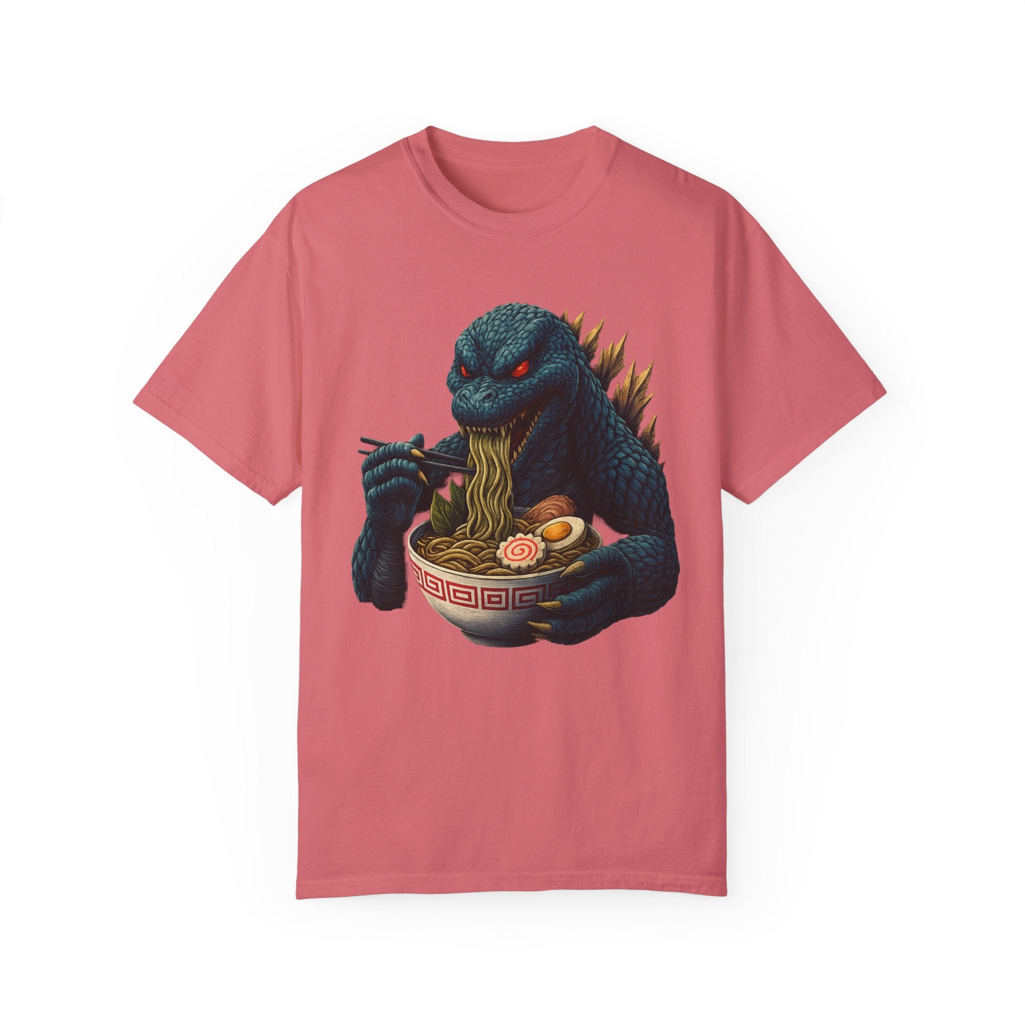 Kaiju Godzilla Eating Ramen T-shirt