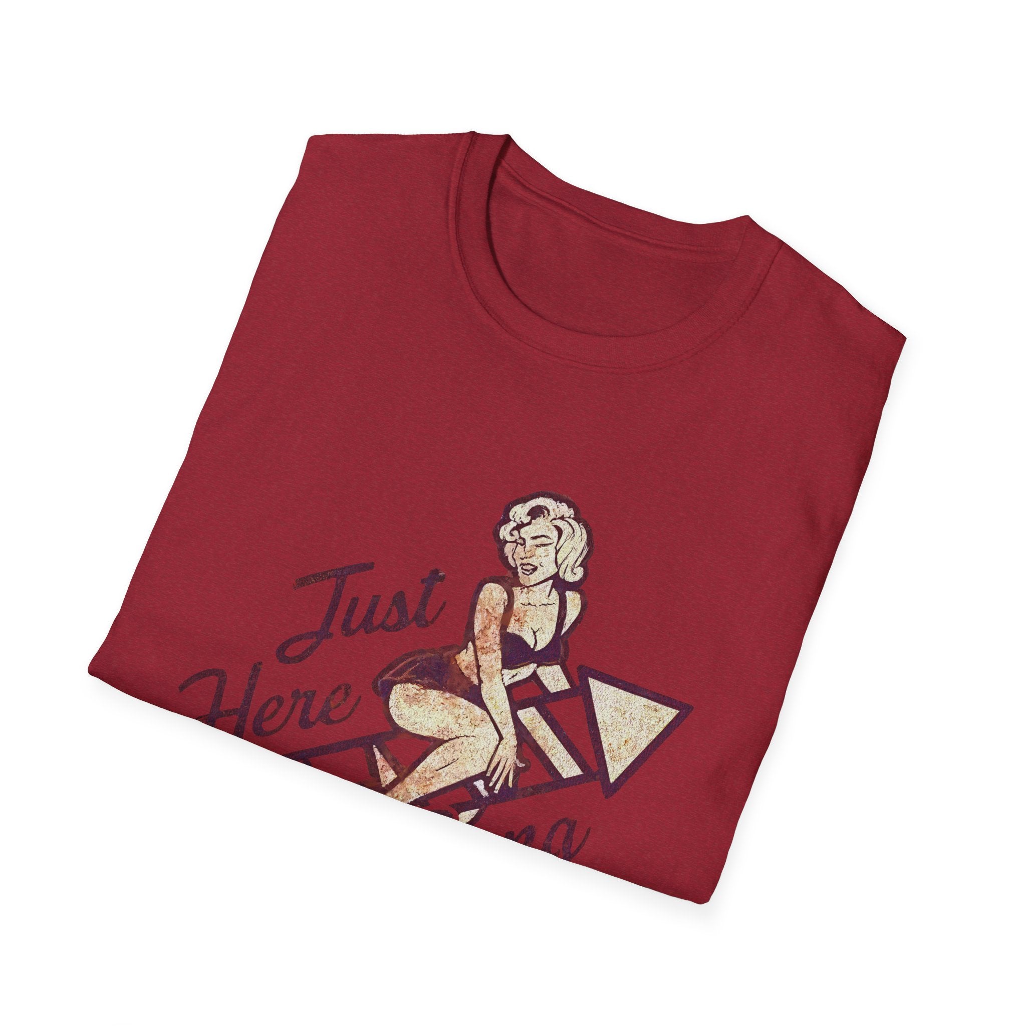 Just Here to Bang Firecrackers 4th of July Adult T-shirt
