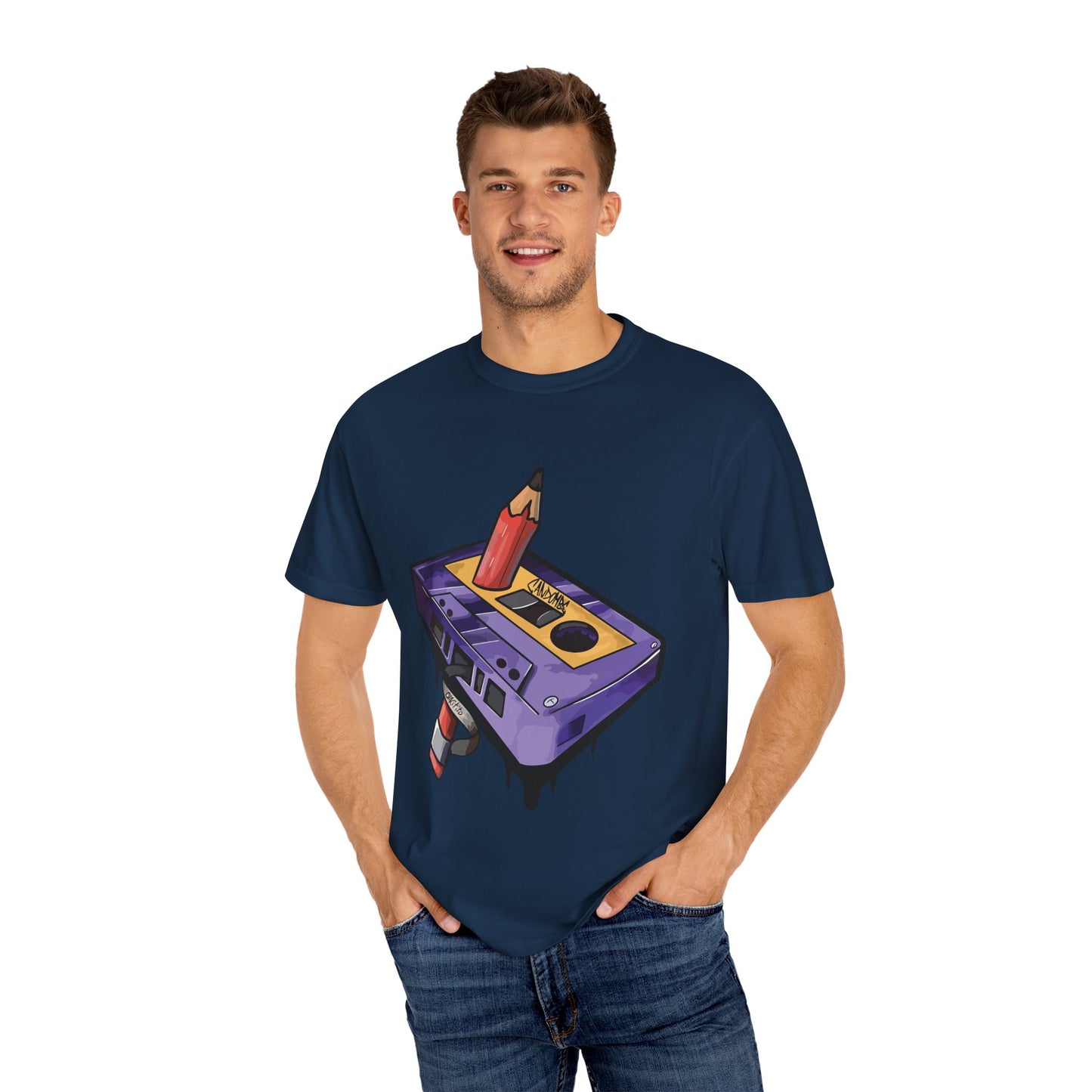 Funny Cassette Music Streetwear T-shirt