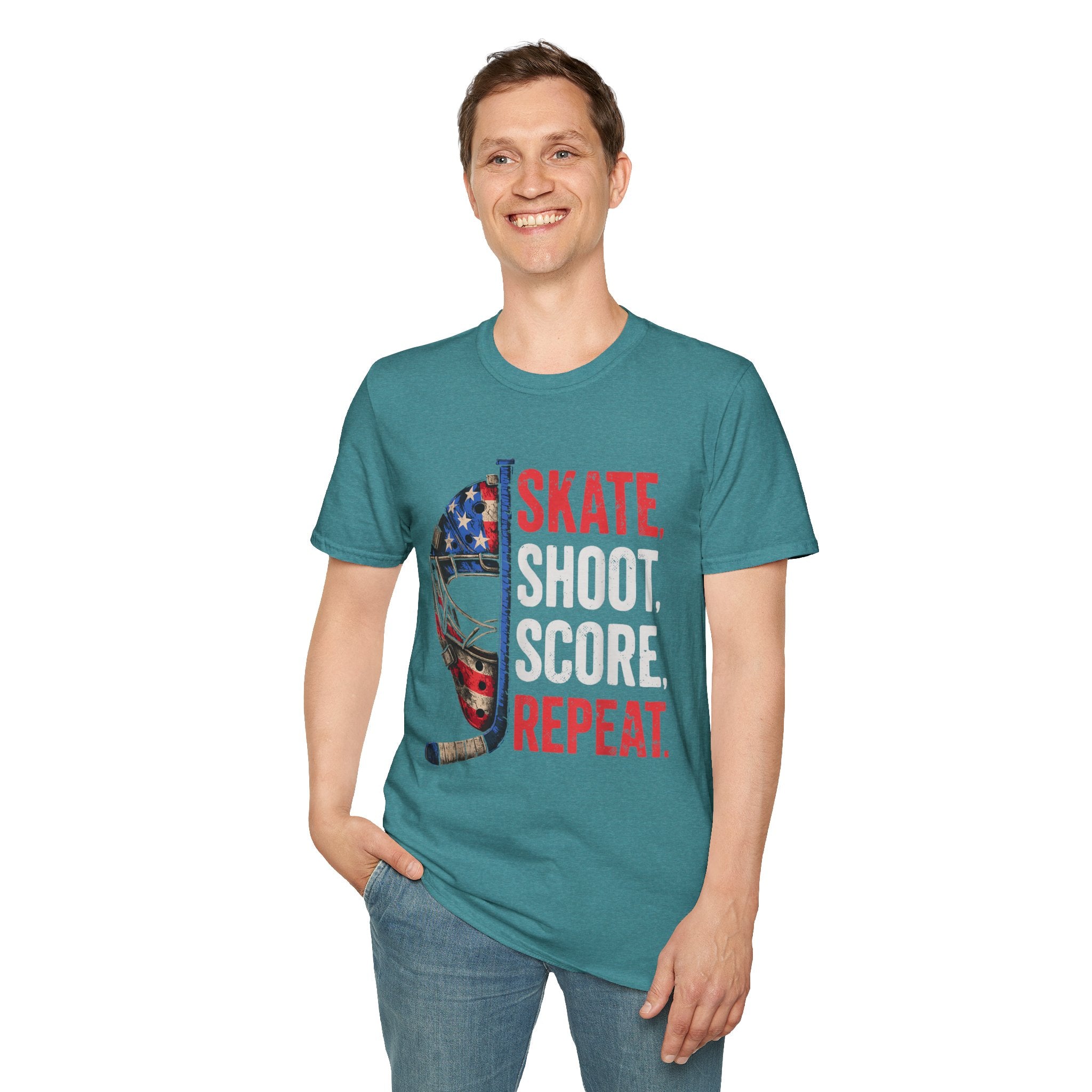 USA Hockey Skate Shoot Score Hockey T-Shirt