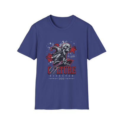 Culture is a Disaster Streetwear Funny Skull T-Shirt