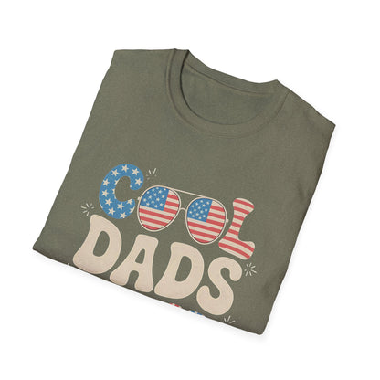 USA 4th of July Cool Dads Club America Father's Day T-shirt