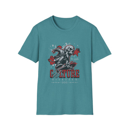 Culture is a Disaster Streetwear Funny Skull T-Shirt