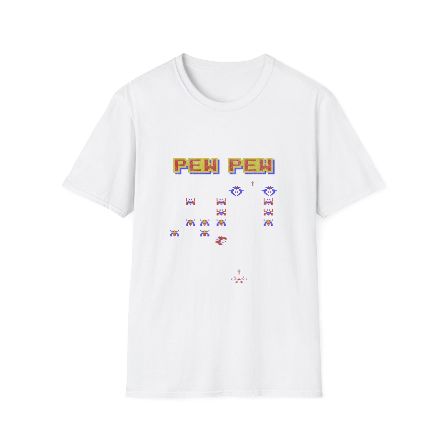 PEW PEW Retro Video Game Vintage Gaming Gamer T-Shirt