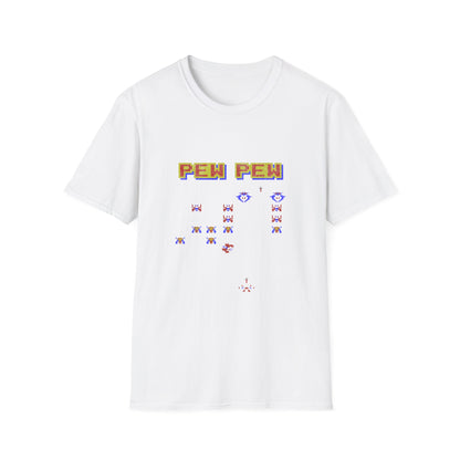 PEW PEW Retro Video Game Vintage Gaming Gamer T-Shirt