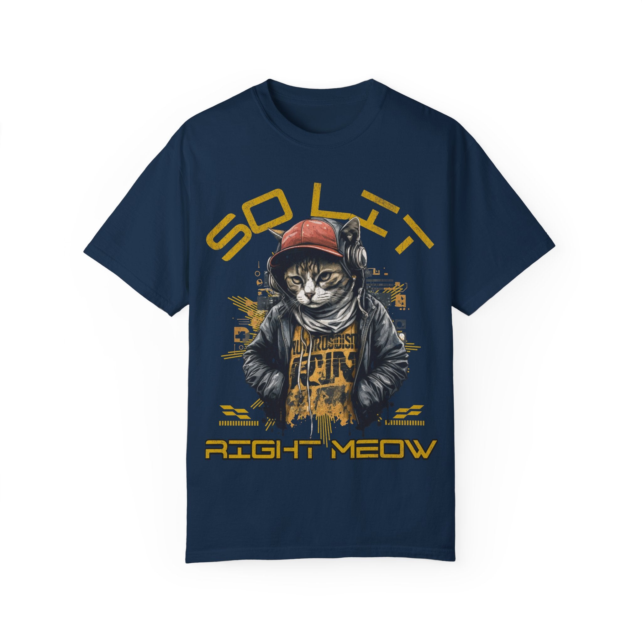 So Lit Right Meow Funny Cat Streetwear T-Shirt