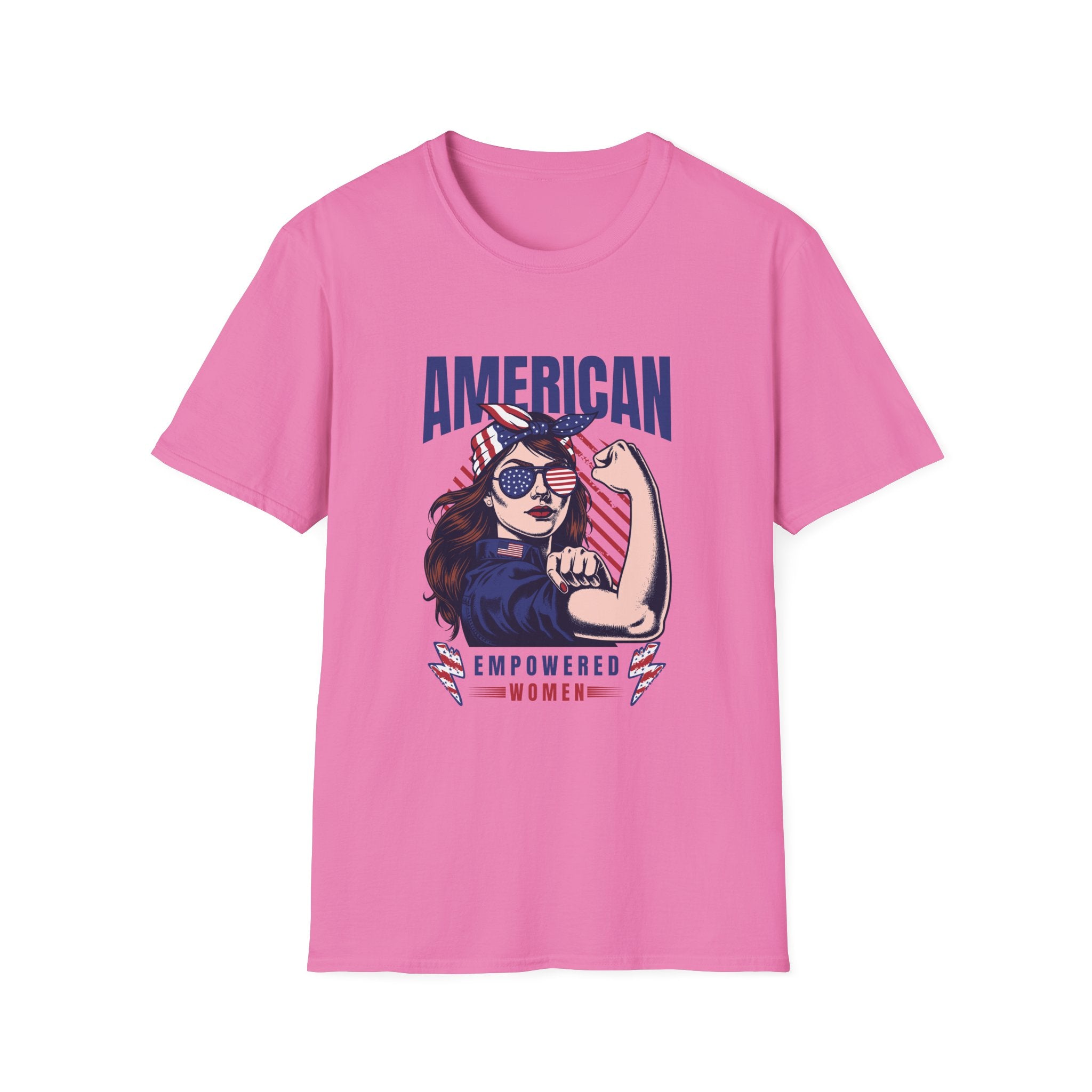American Empowered Woman 4th of July Gifts Women's T-shirt