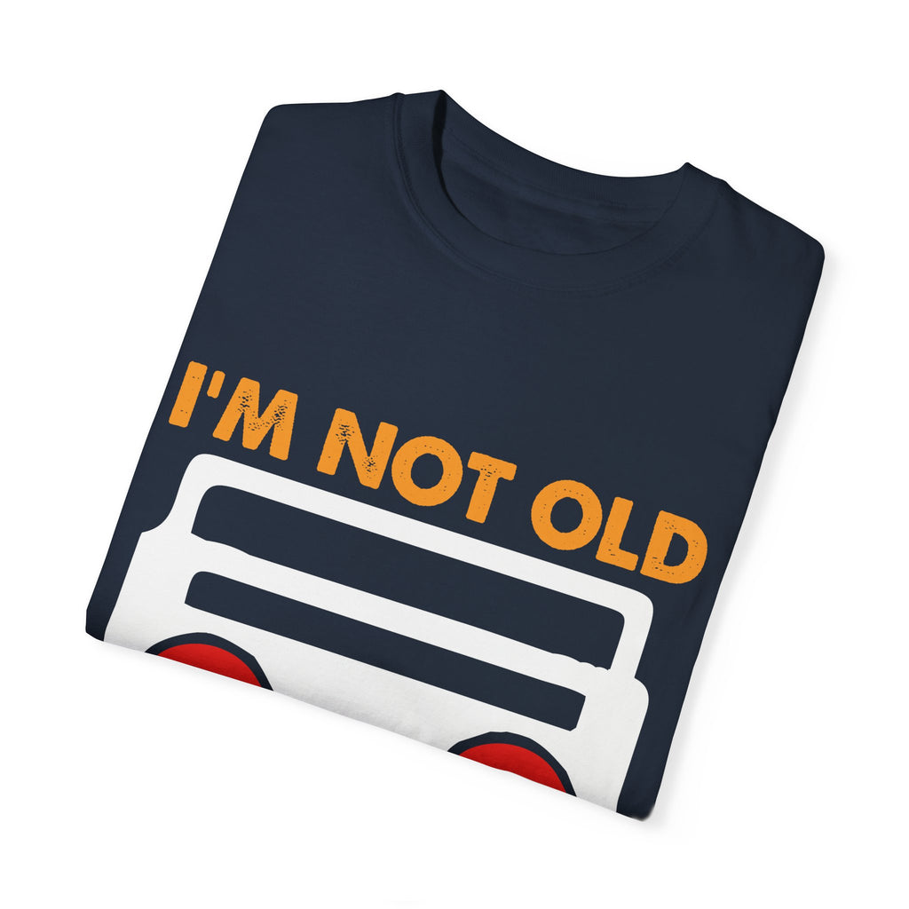 I'm Not Old, I'm a Classic – Retro Music Boombox T-shirt
