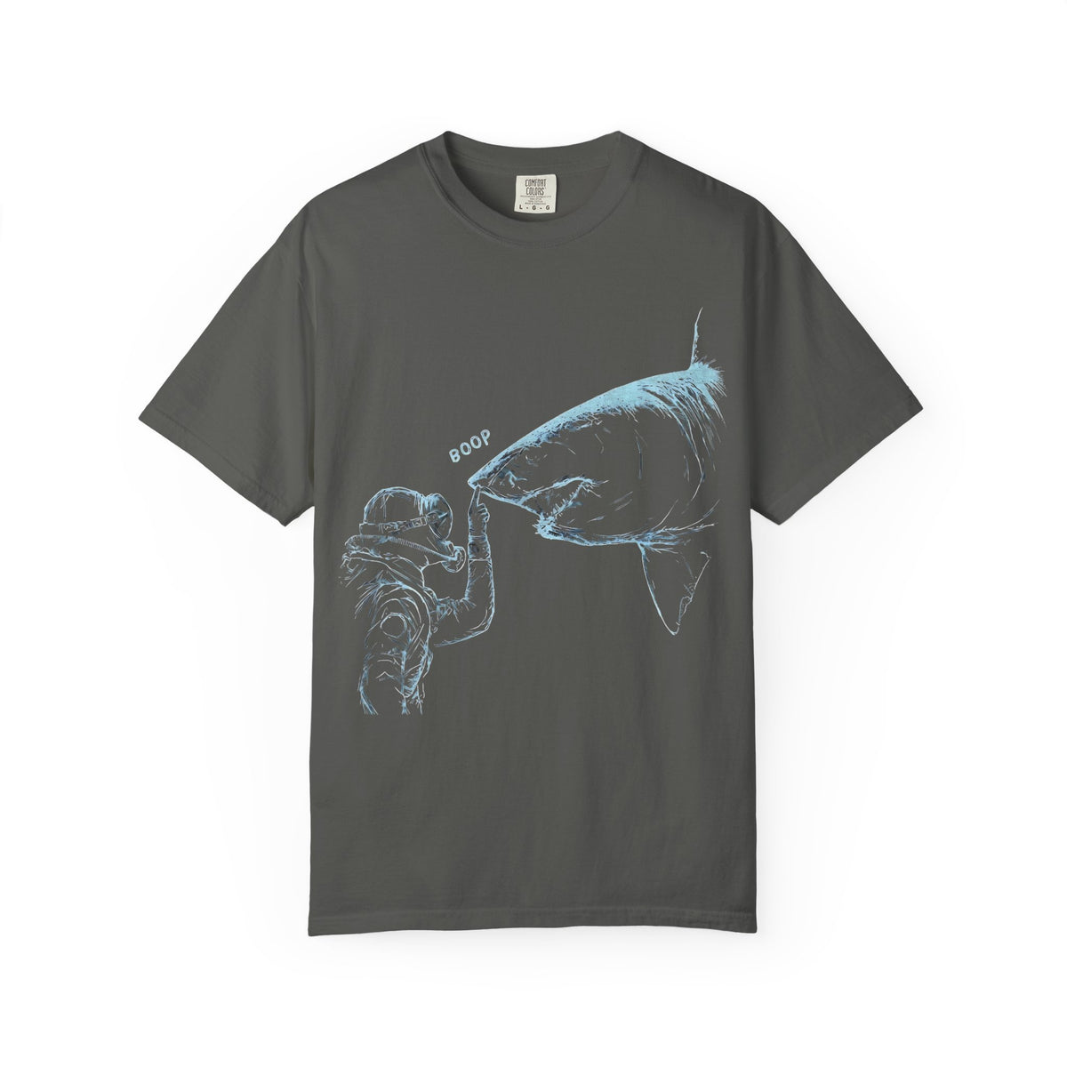 Shark nose boop tee, SCUBA diver Shark shirt, ocean diving gift, marine biology Gift, great white Shark tee | Comfort Colors® T-Shirt