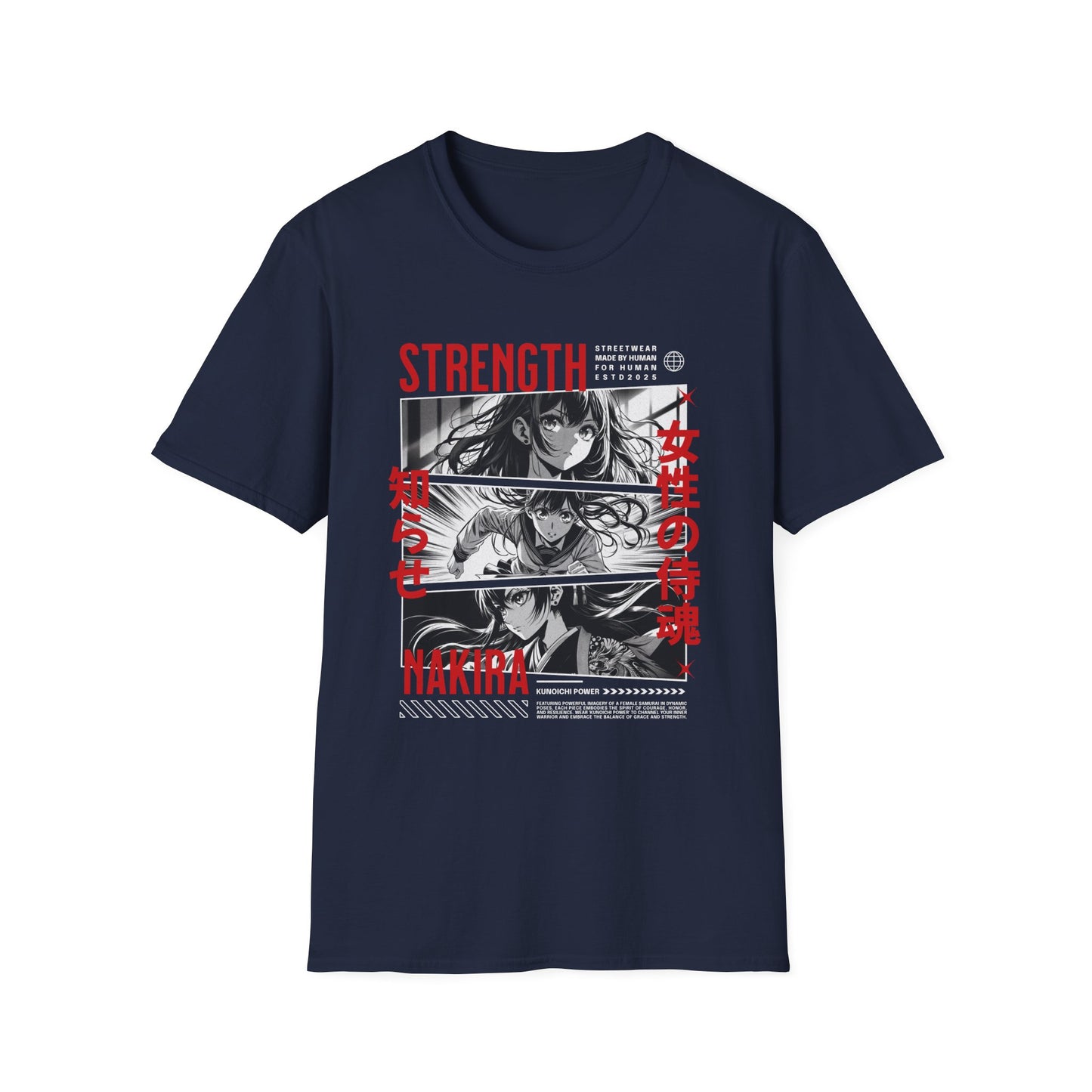 Nakira Strength Anime Girl T-Shirt